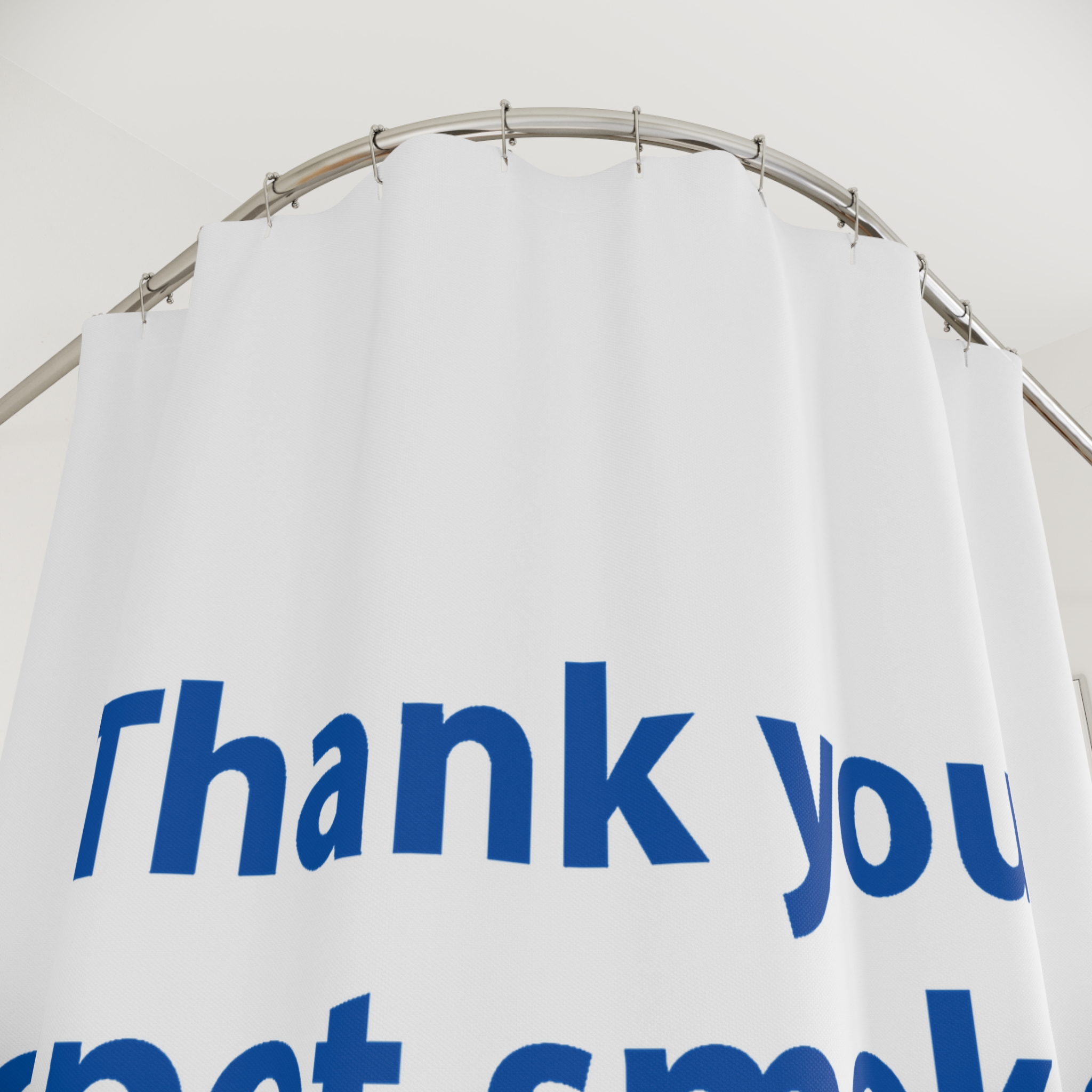 Thank You For Pot Smoking® Shower Curtain — American Cannabis Society® Bathroom Decor - Image 2