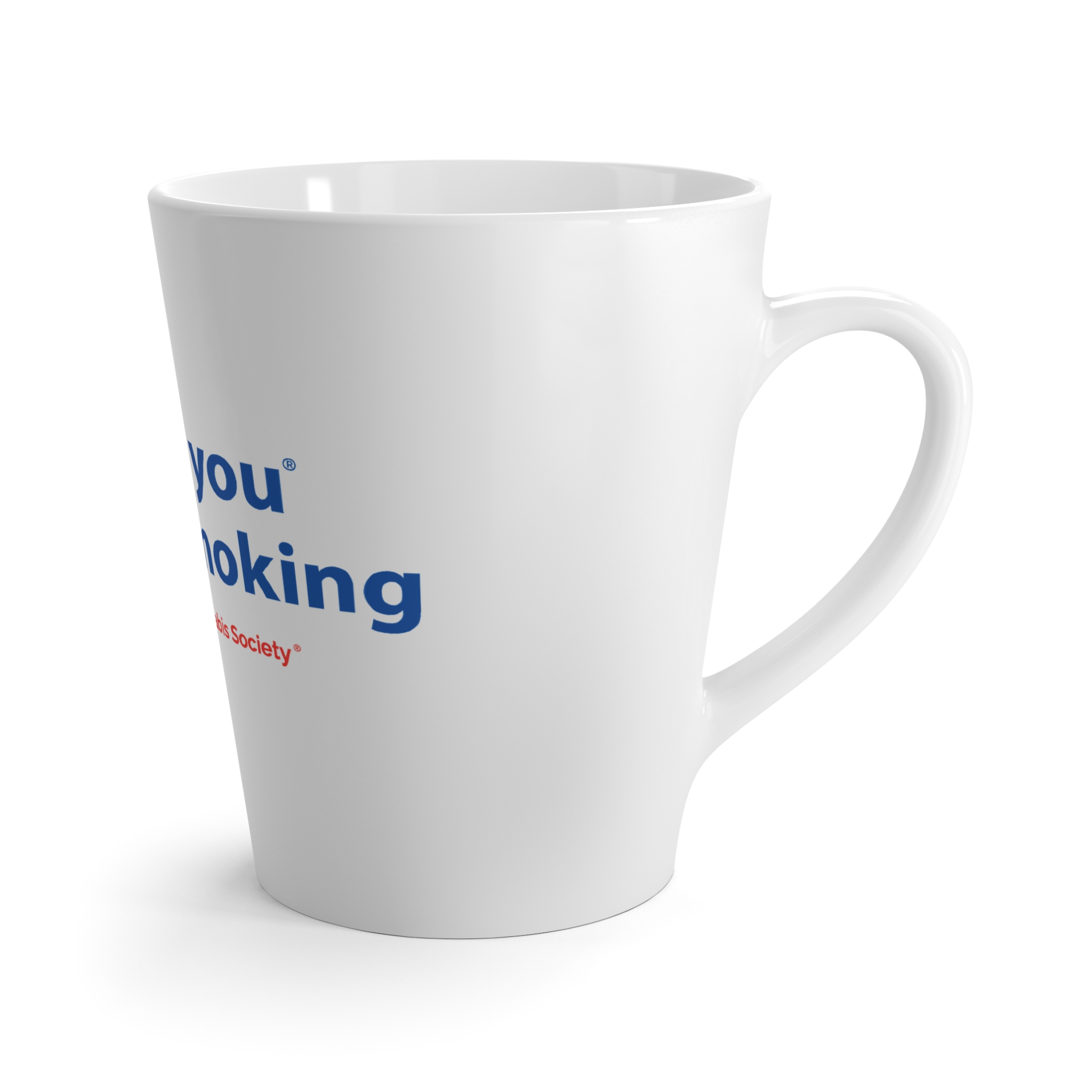 Thank You For Pot Smoking® Latte Mug — American Cannabis Society® 12oz Ceramic Cup - Image 3