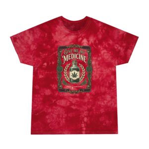 Give Me My Medicine™ Crystal Tie-Dye Tee – Red