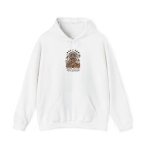 Thank You For Pot Smoking® Desert Chief Unisex Heavyweight Blend Hoodie – White
