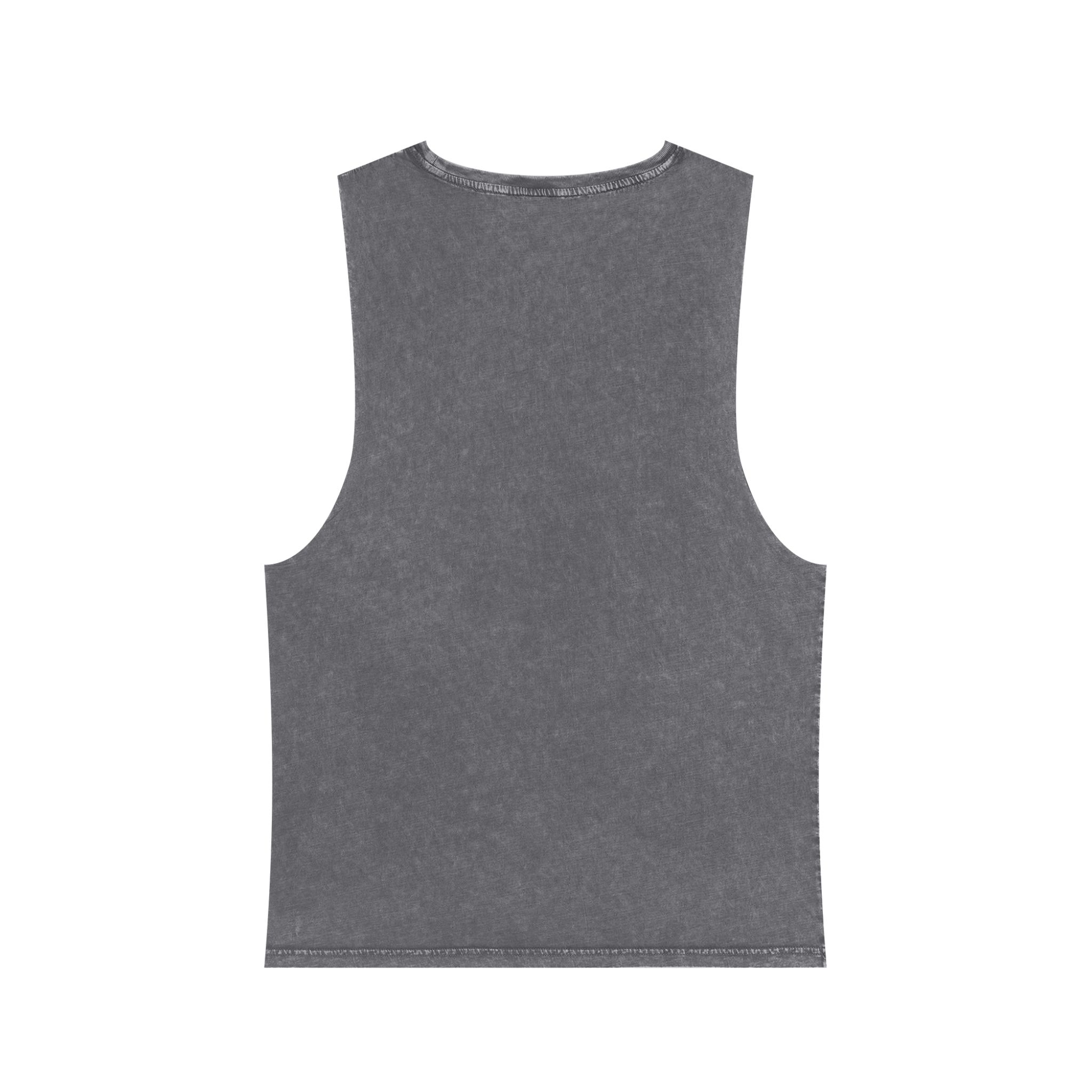Give Me My Medicine™ Unisex Stonewash Tank Top – Ash Stone – view 2