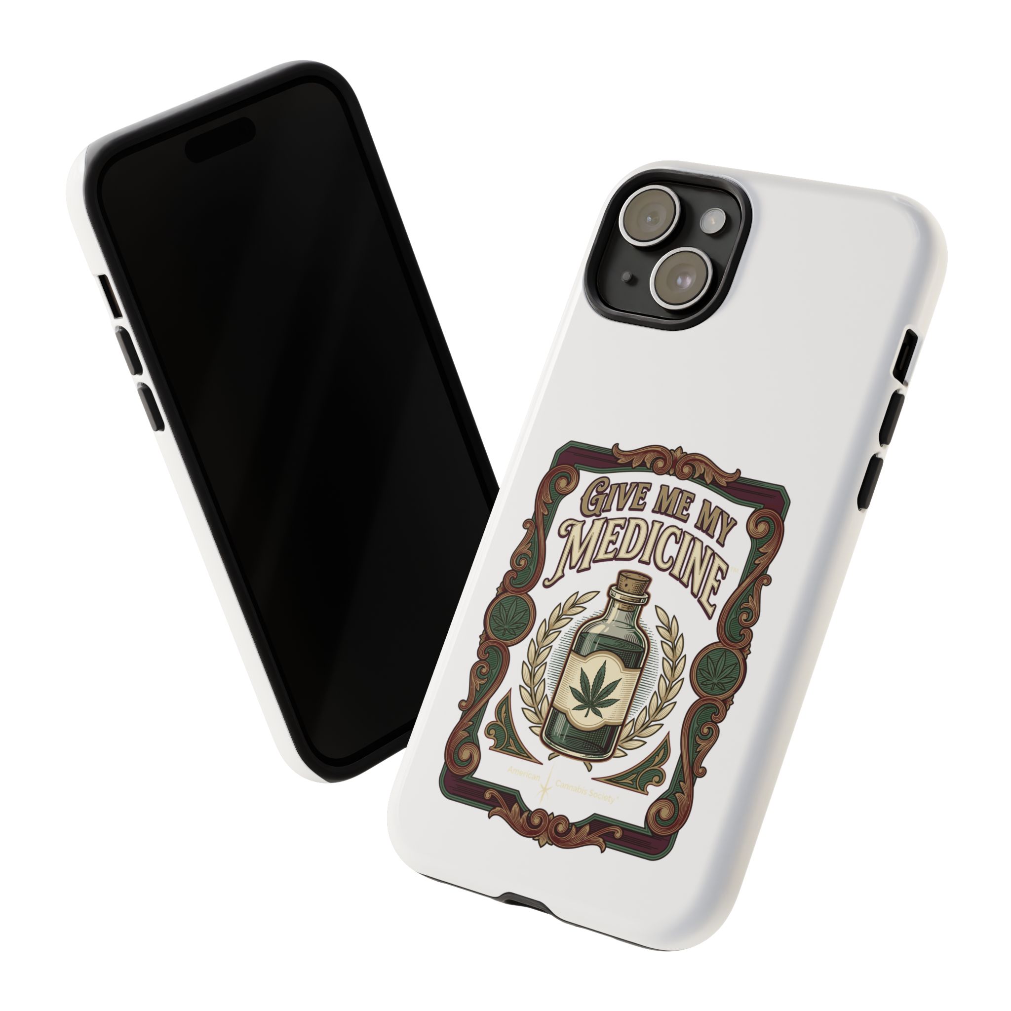 Give Me My Medicine™ Dual-Layer Tough Case – iPhone 15 Plus / Glossy – view 2