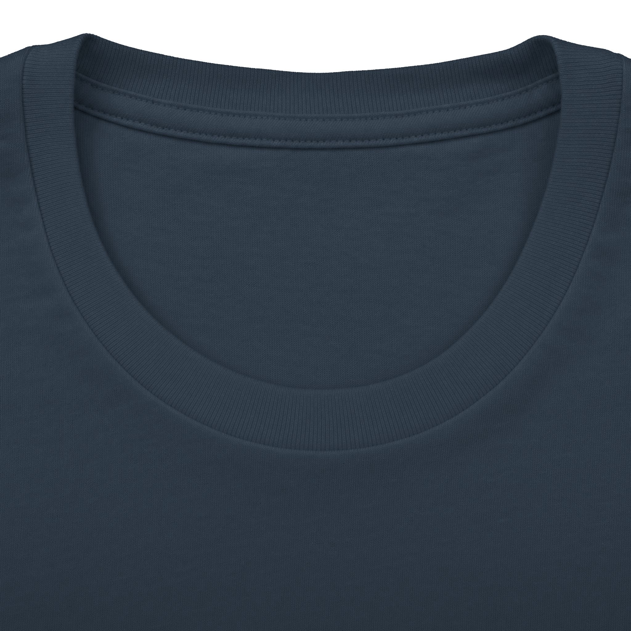 Give Me My Medicine™ Unisex Cotton Crew Tee – Solid Indigo, view 3