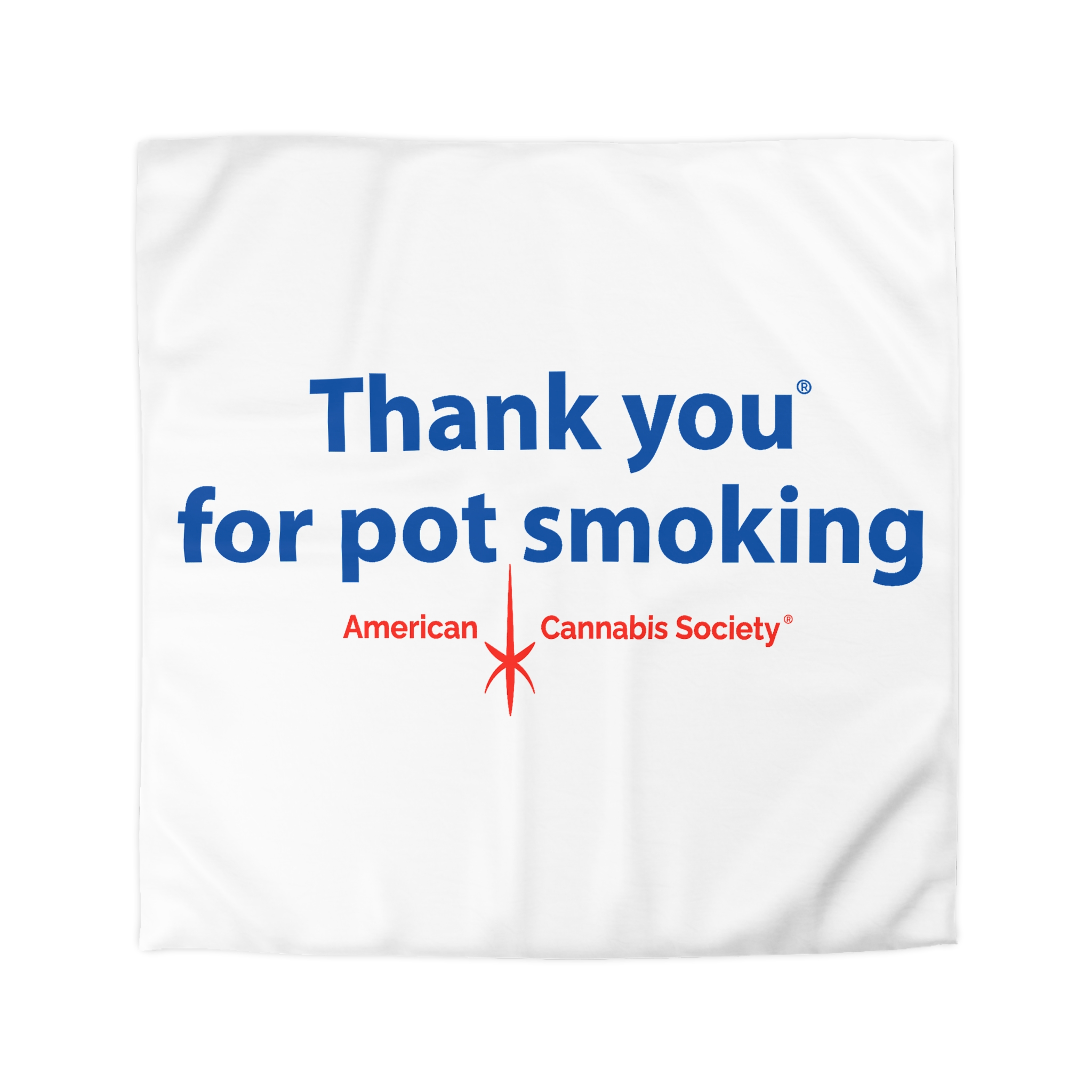 Thank You For Pot Smoking® Duvet Cover — American Cannabis Society® Microfiber Bedding - Image 4
