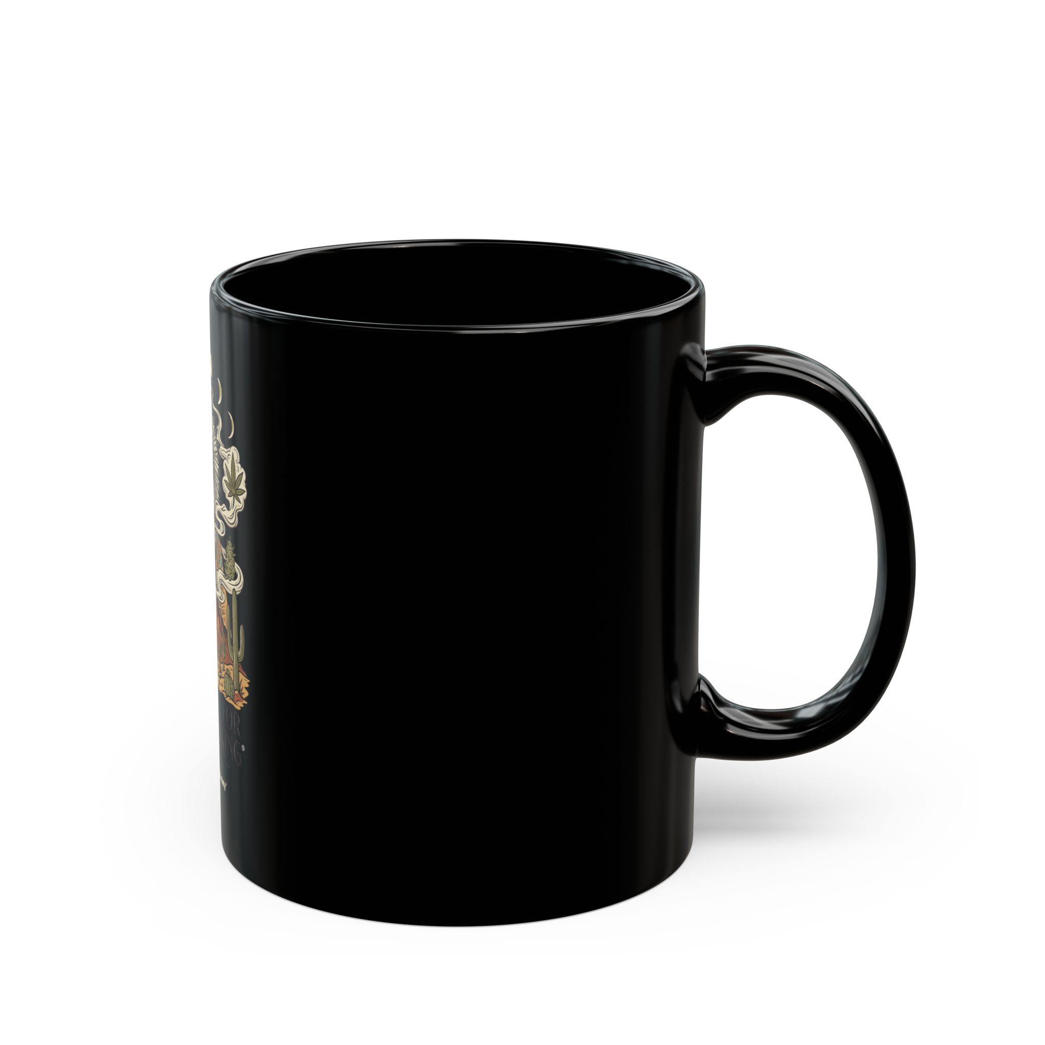 Thank You For Pot Smoking® Desert Chief Black Coffee Mug, 11oz or 15oz – 11oz – view 2