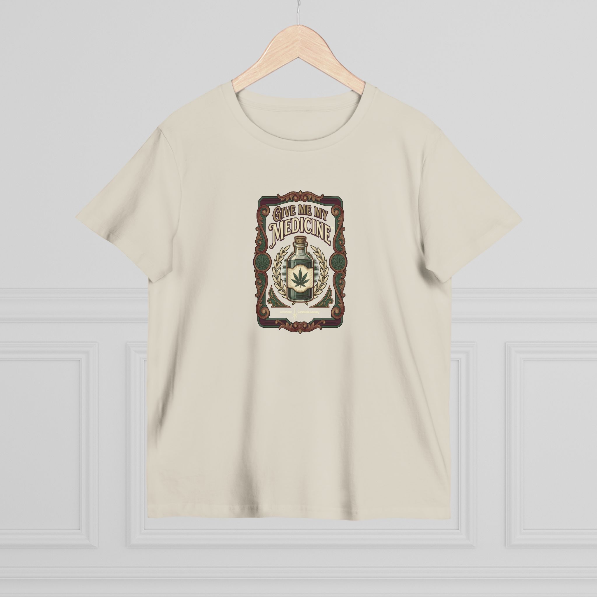 Give Me My Medicine™ Women's Maple Tee – Bone, view 4