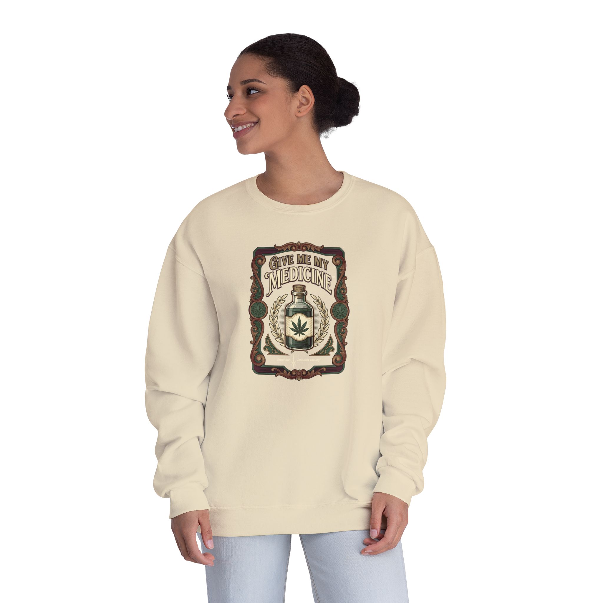 Give Me My Medicine™ Unisex Fleece Crewneck – view 8