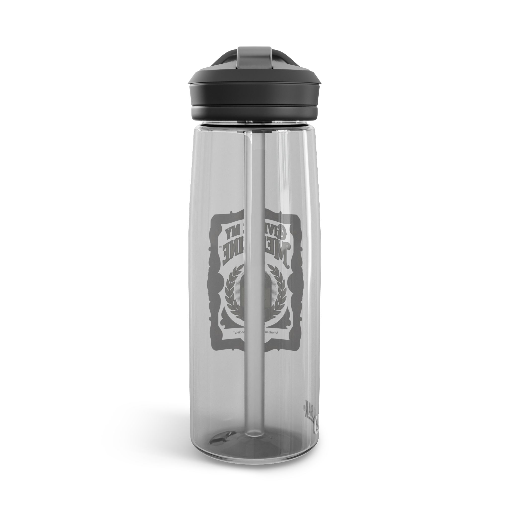 Give Me My Medicine™ Tritan Water Bottle with Handle, 25oz – Charcoal – view 3