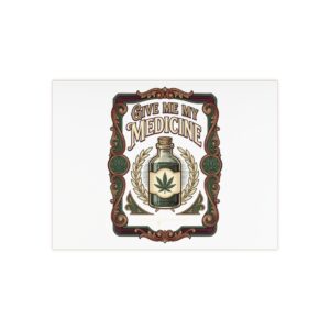 Give Me My Medicine™ Ceramic Photo Tile – Glossy