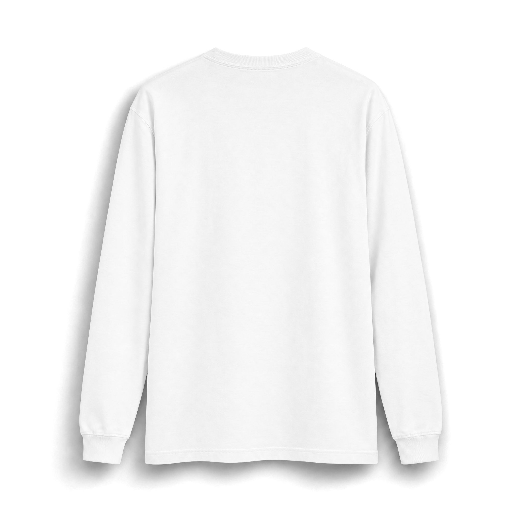 Thank You For Pot Smoking® Max Heavyweight Long Sleeve Tee – White – view 2