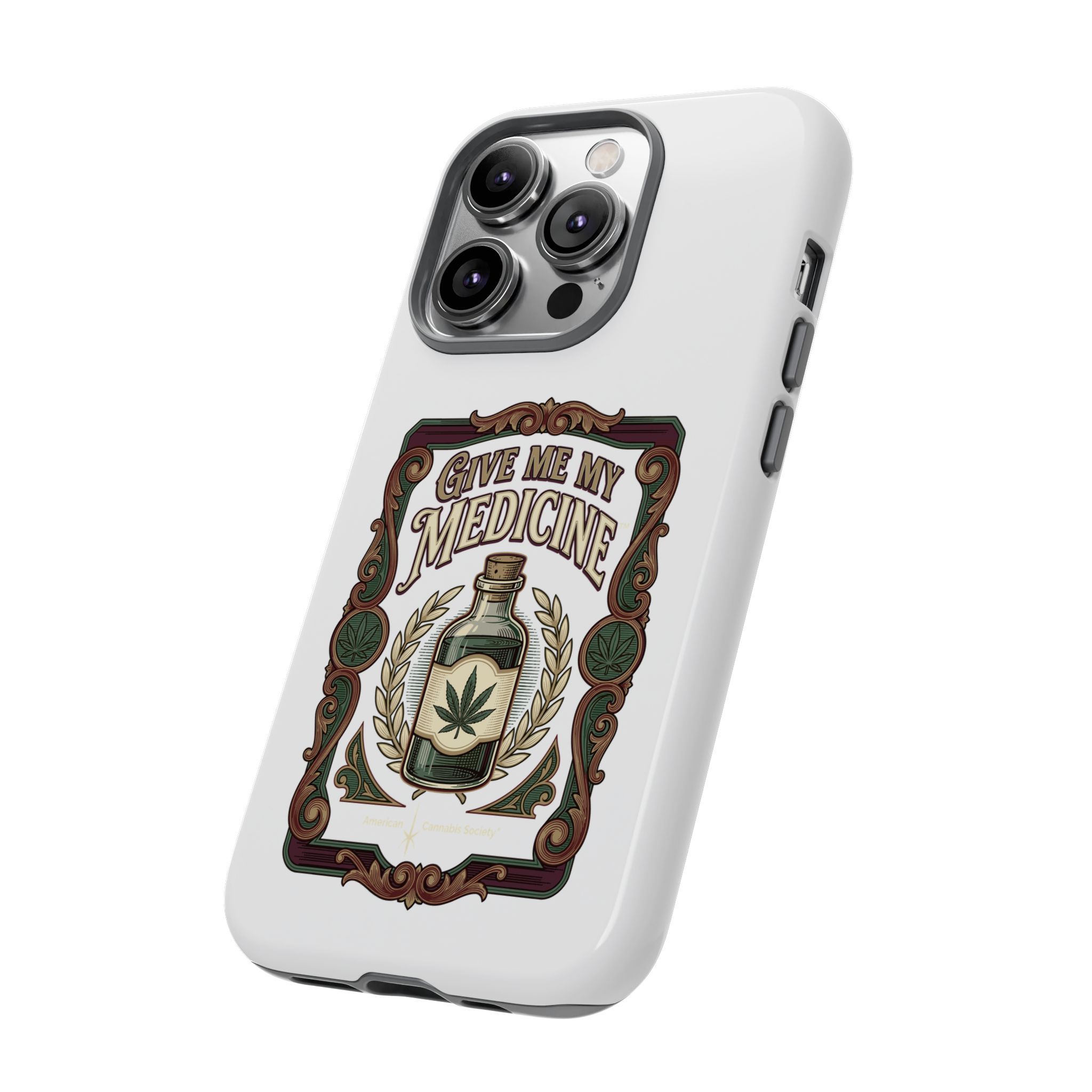 Give Me My Medicine™ Dual-Layer Tough Case – iPhone 14 Pro / Glossy – view 2