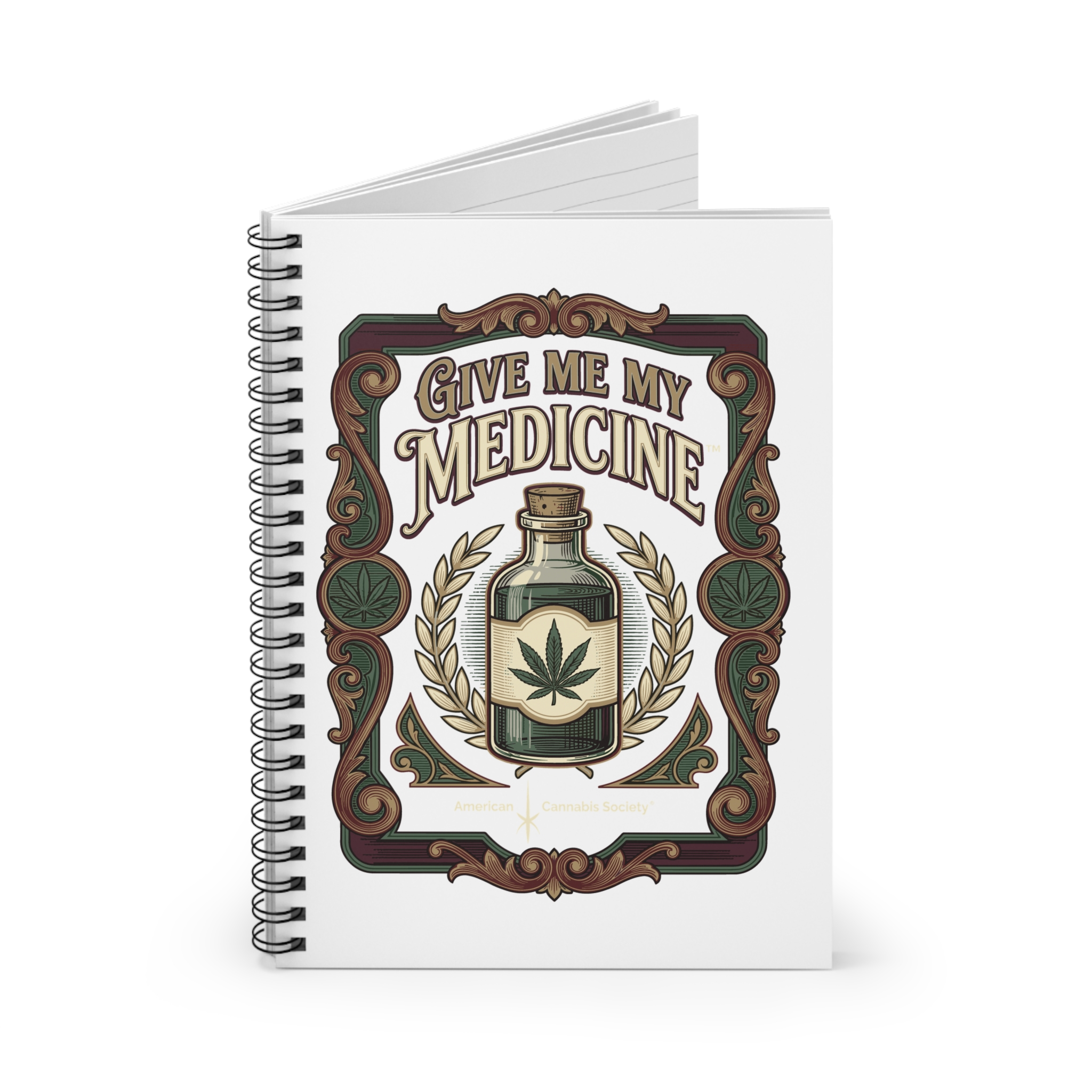 Give Me My Medicine™ Spiral Notebook – view 2