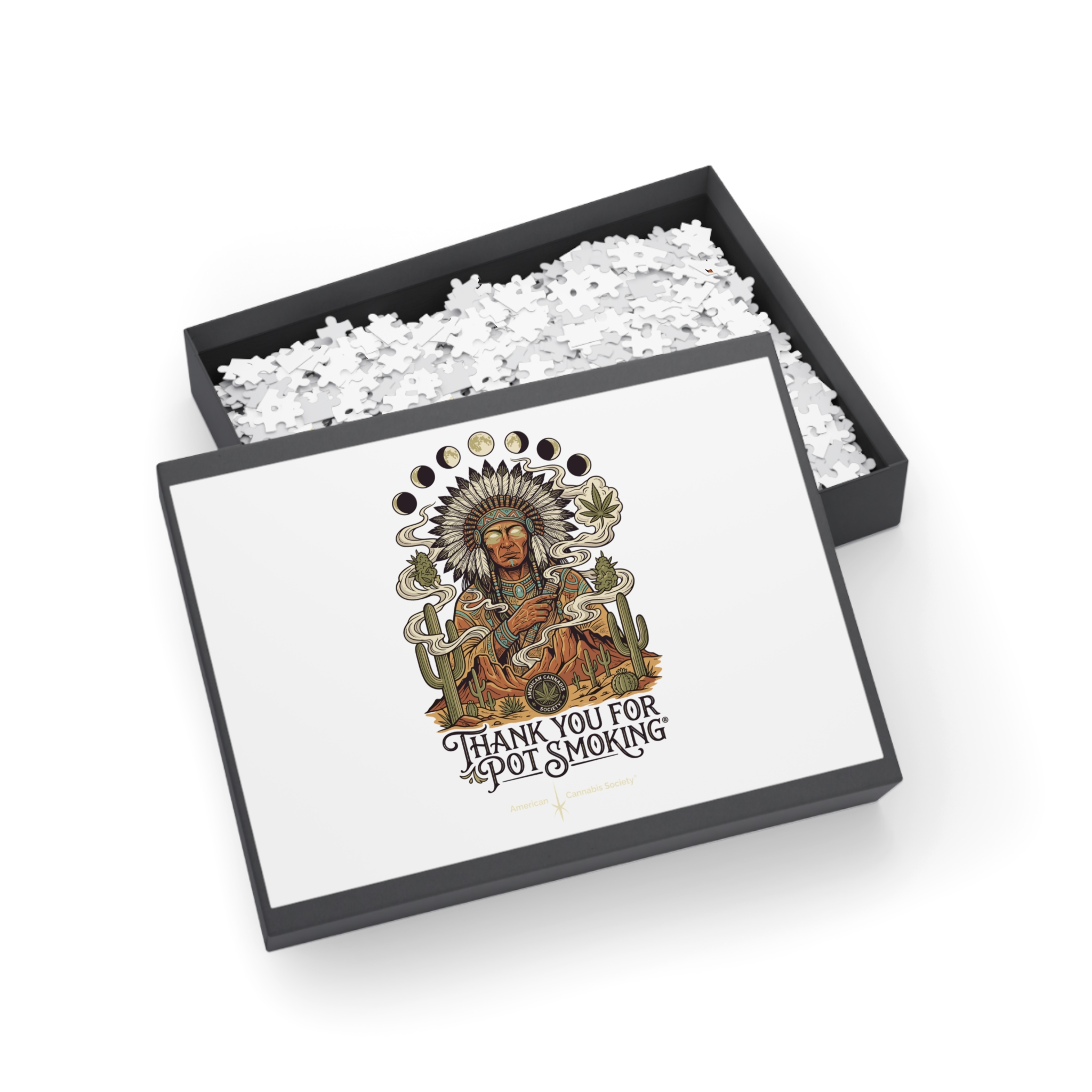 Thank You For Pot Smoking® Jigsaw Puzzle with Gift Box – view 6