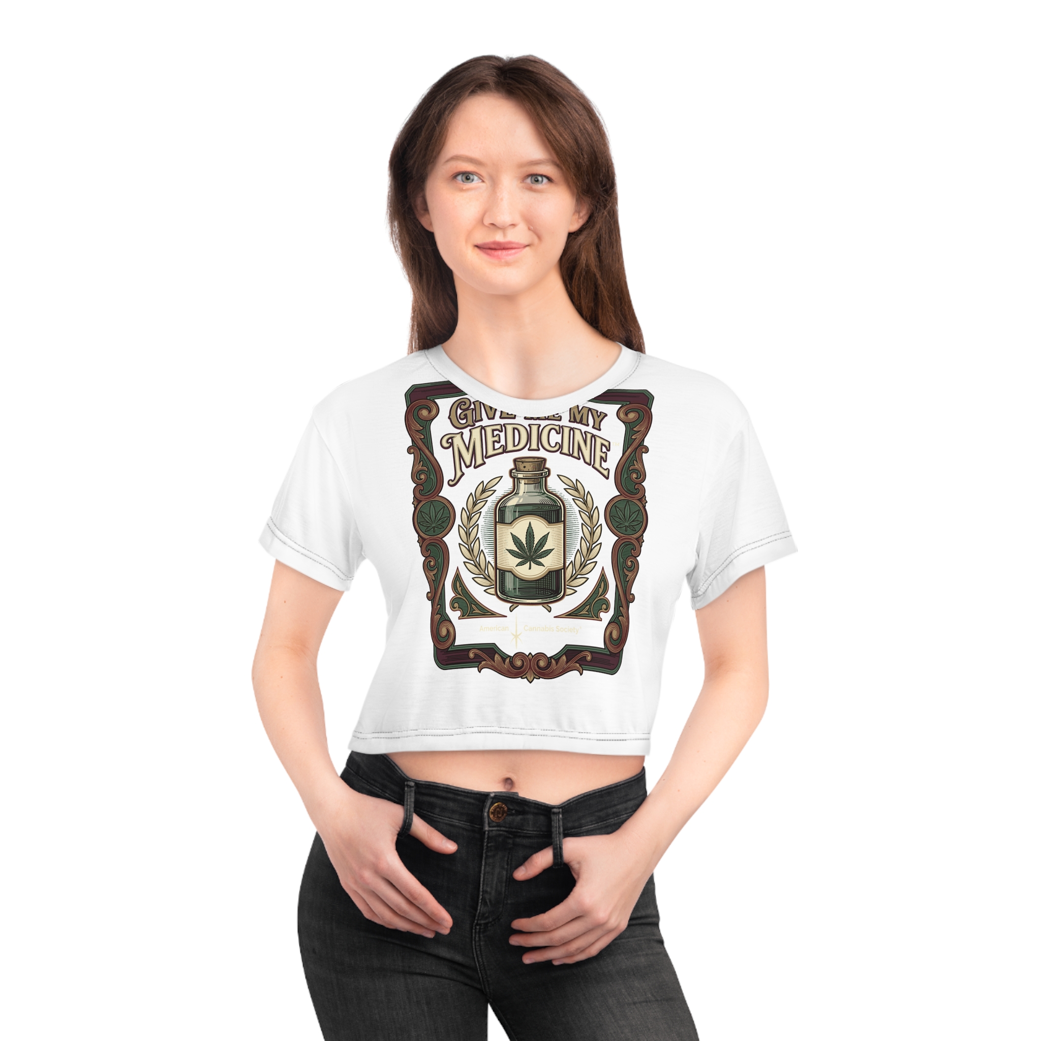 Give Me My Medicine™ All-Over Crop Tee – view 7