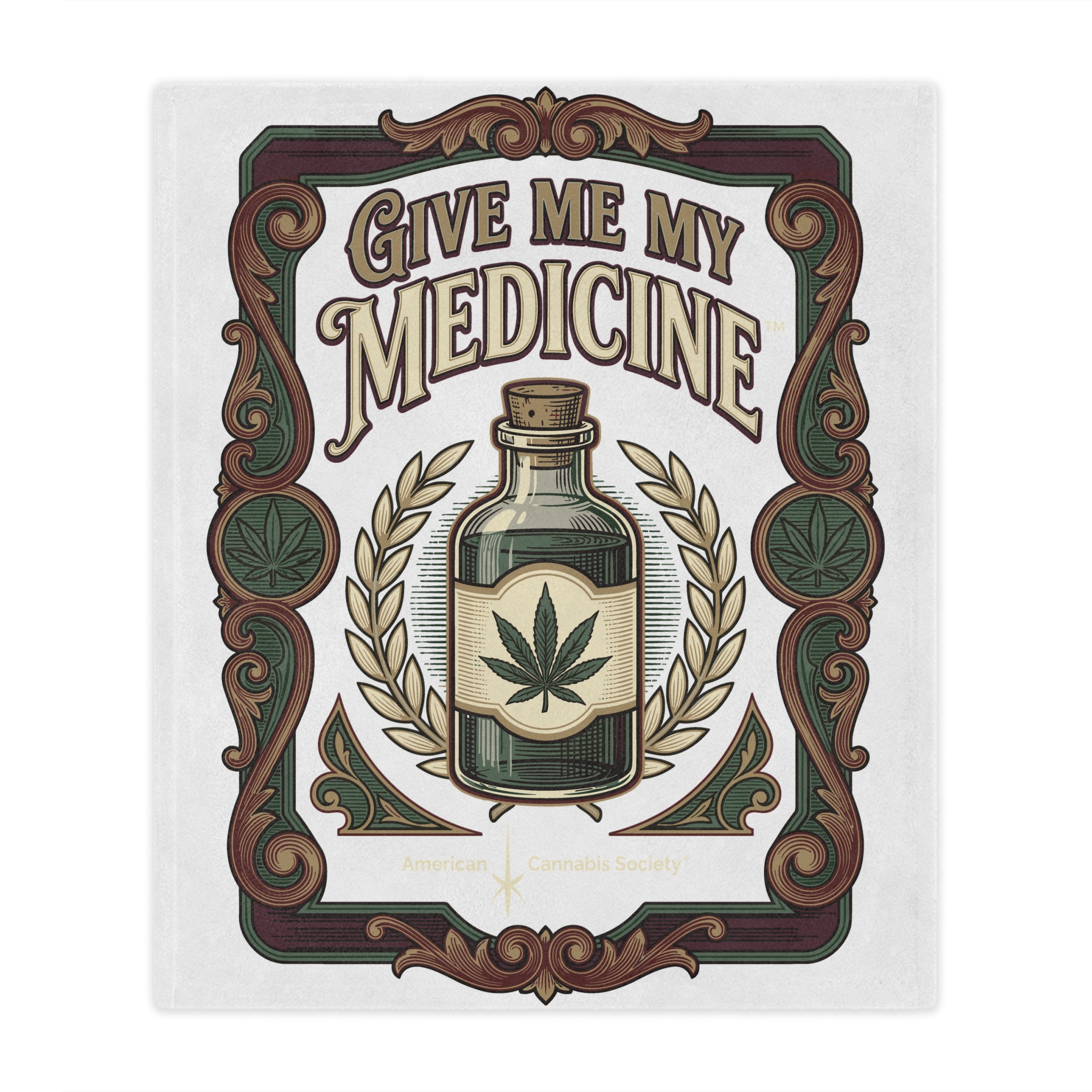 Give Me My Medicine™ Minky Blanket – 50" × 60"