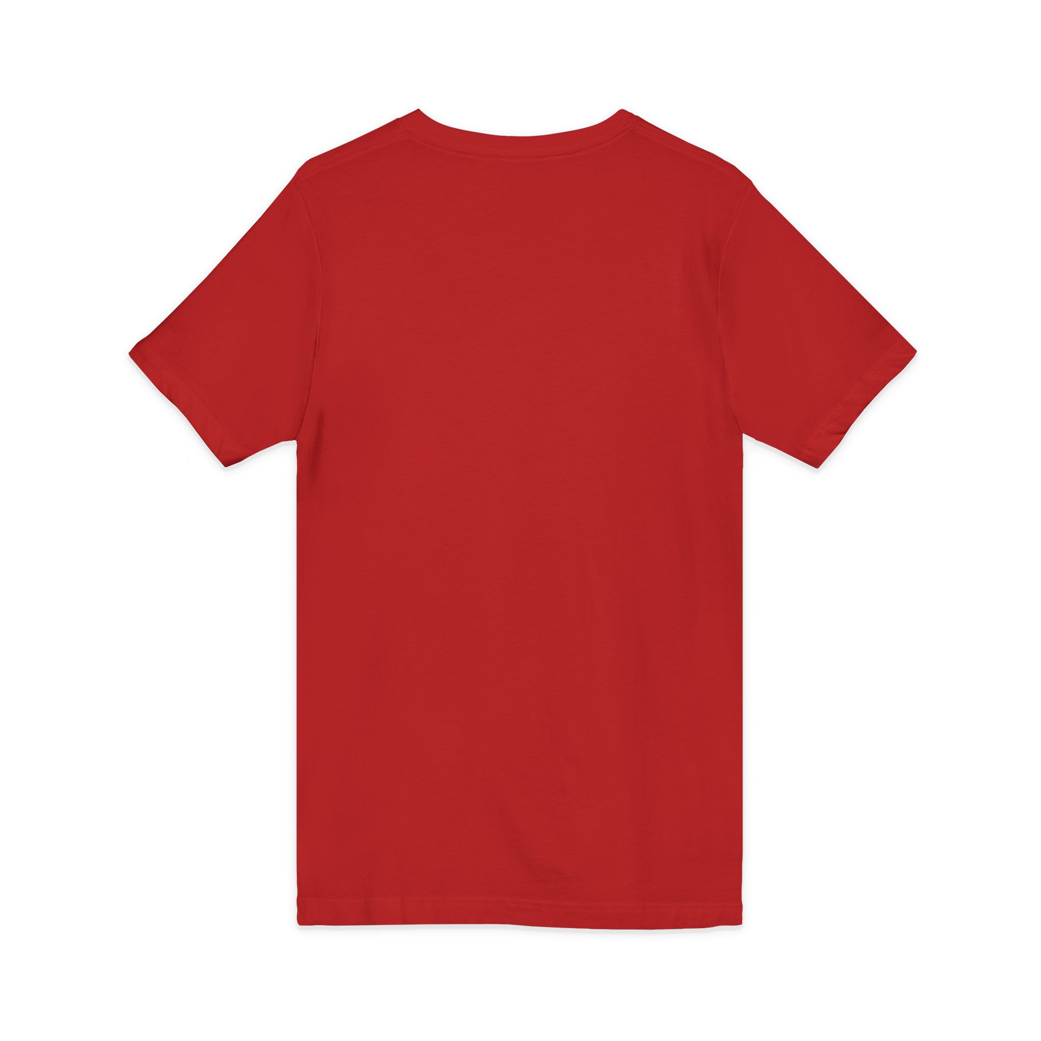 Give Me My Medicine™ Unisex Jersey V-Neck Tee – Red – view 4