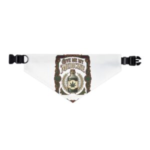 Give Me My Medicine™ Pet Bandana Collar – XL