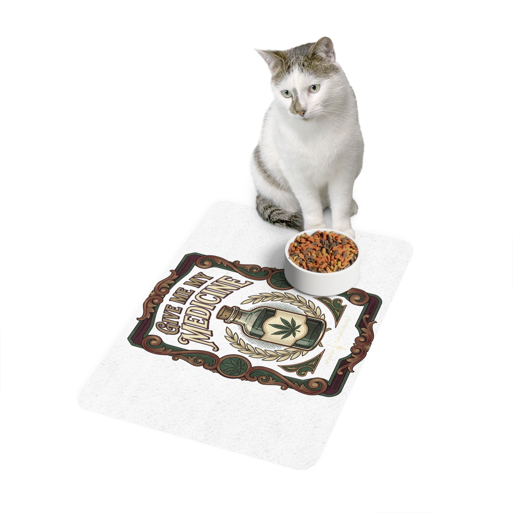 Give Me My Medicine™ Pet Food Mat, 12x18 – 12" × 18" – view 3