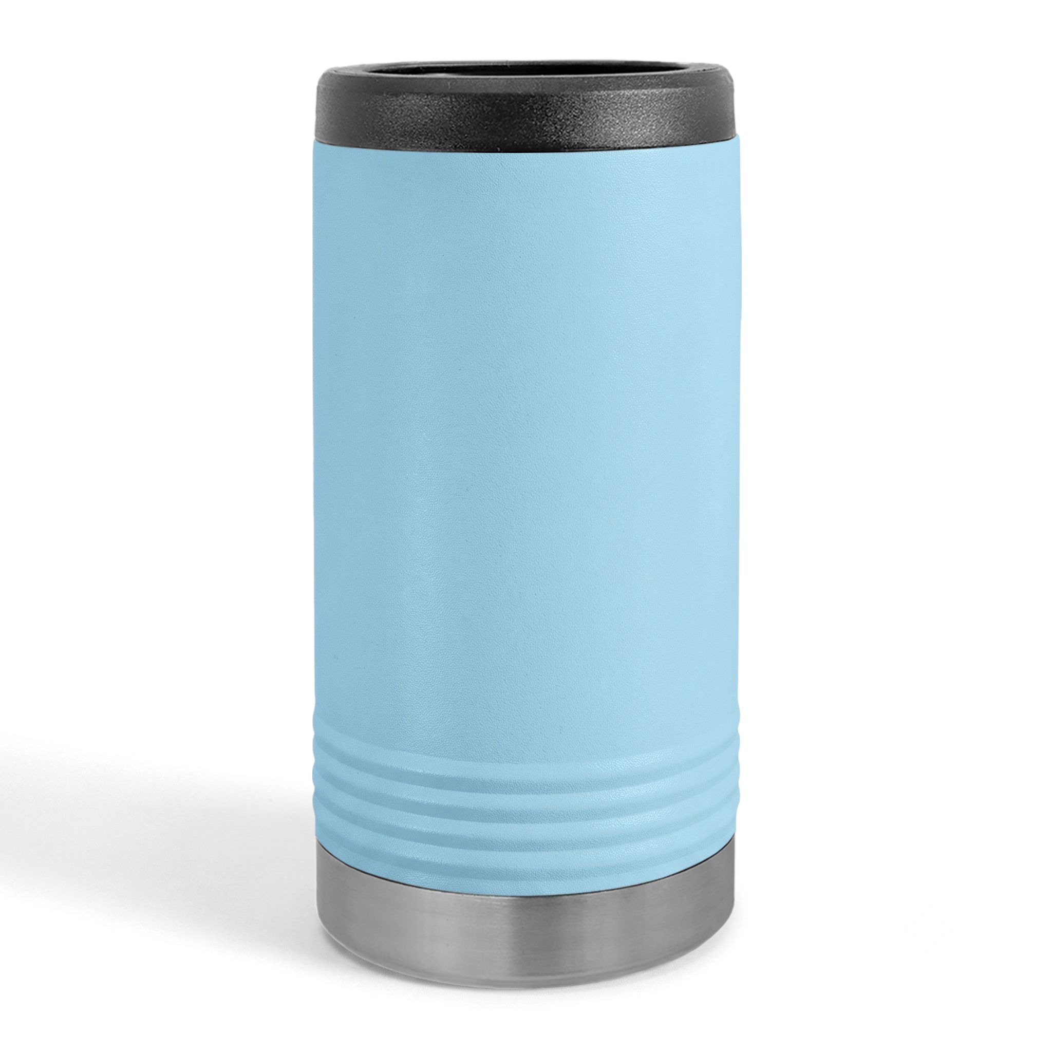 Thank You For Pot Smoking® Slim Can Holder – Light Blue view 2