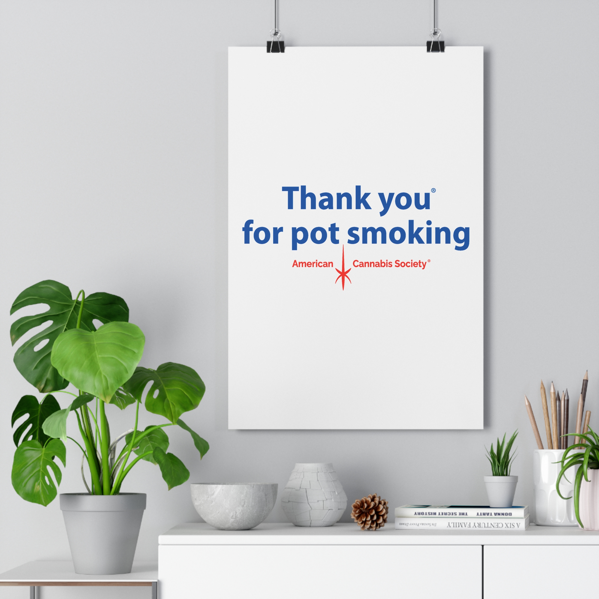 Thank You For Pot Smoking® Fine Art Paper Poster — American Cannabis Society® Wall Art - Image 7