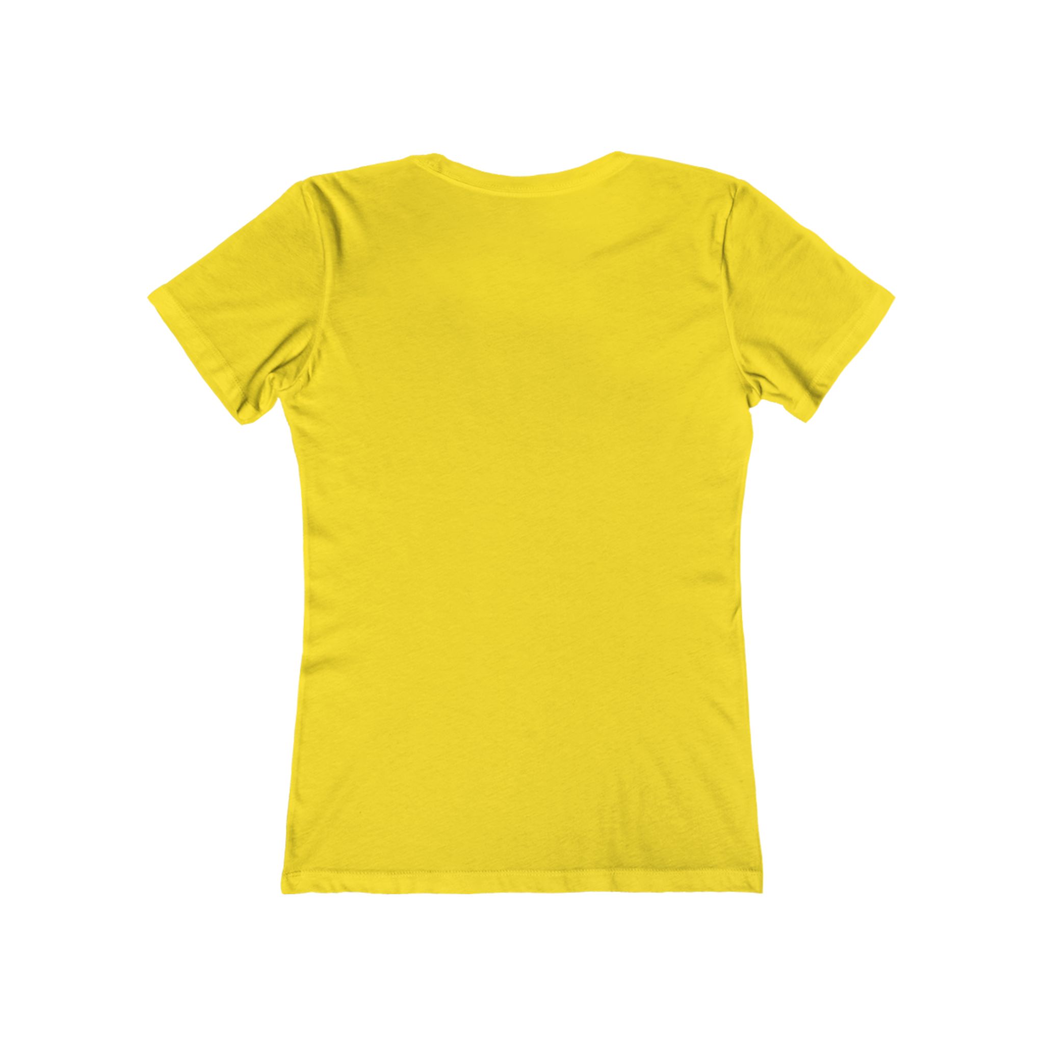 Give Me My Medicine™ Women's Boyfriend Tee – Solid Vibrant Yellow, view 2