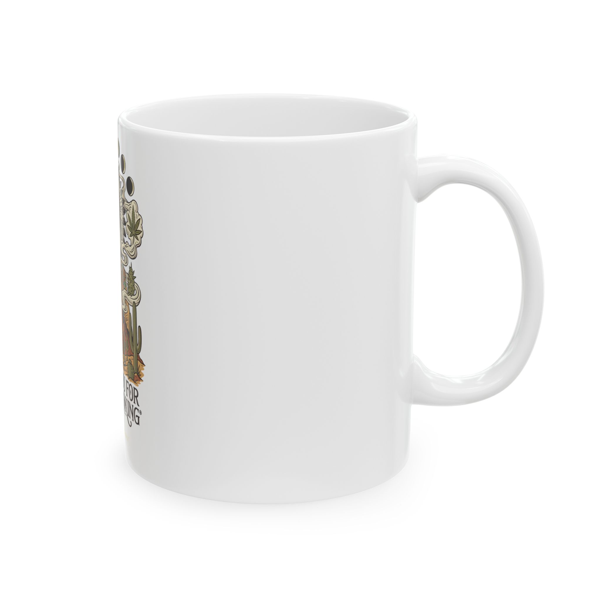 Thank You For Pot Smoking® Desert Chief Ceramic Mug, 11oz or 15oz – 11oz – view 4