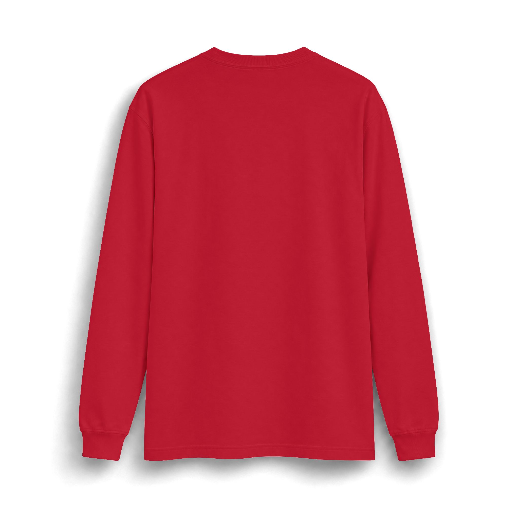 Thank You For Pot Smoking® Max Heavyweight Long Sleeve Tee – Red – view 2