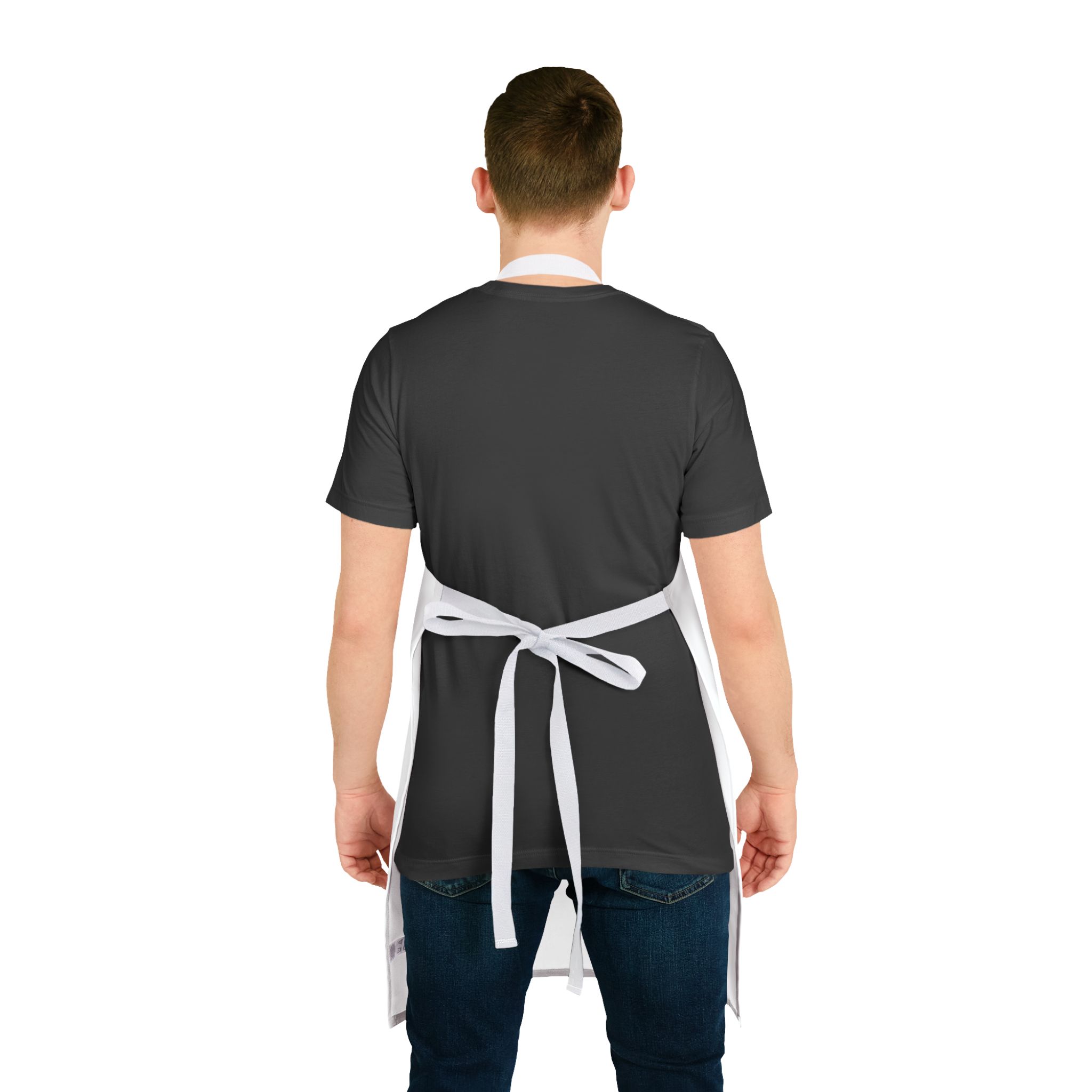 Give Me My Medicine™ Apron with 5 Strap Colors – White – view 3