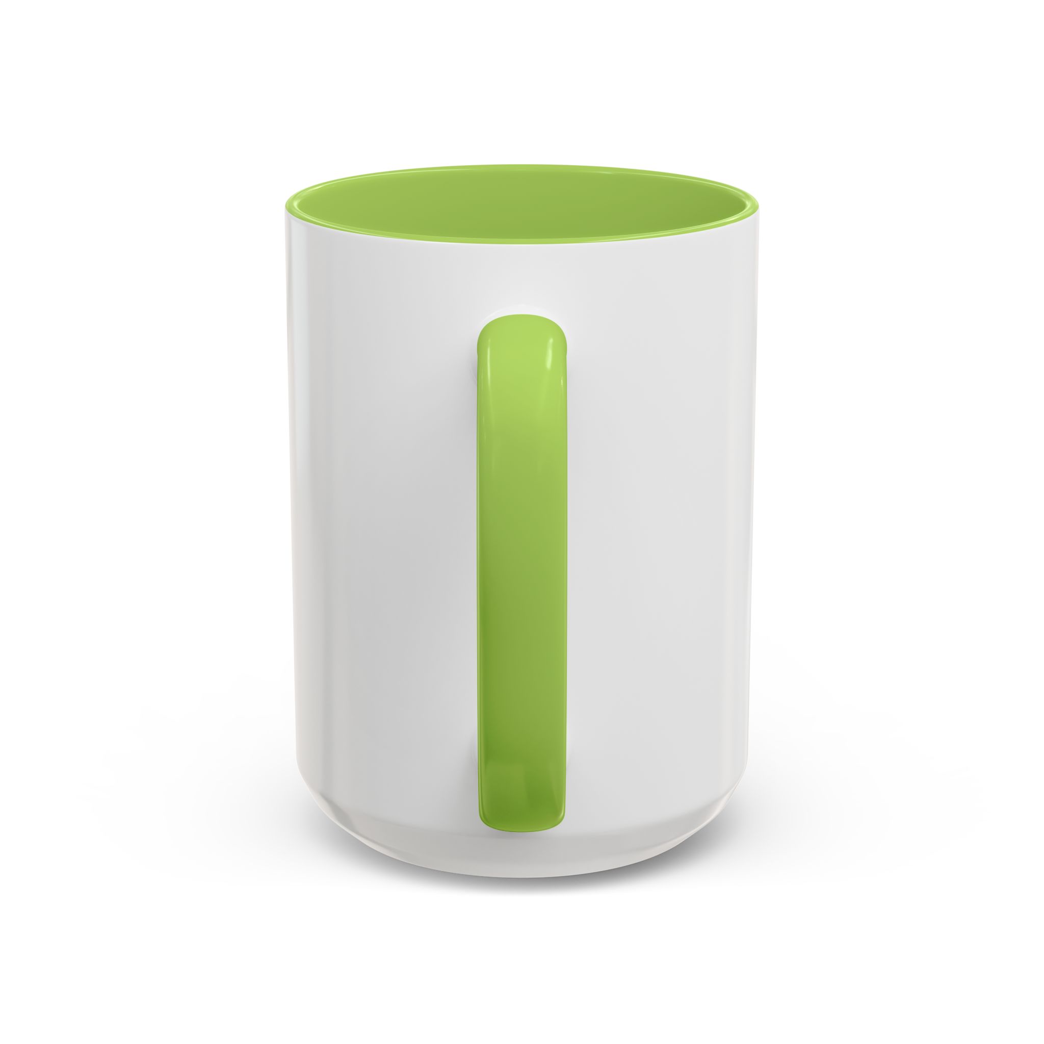 Thank You For Pot Smoking® Colored Interior Coffee Mug – Light Green – view 10
