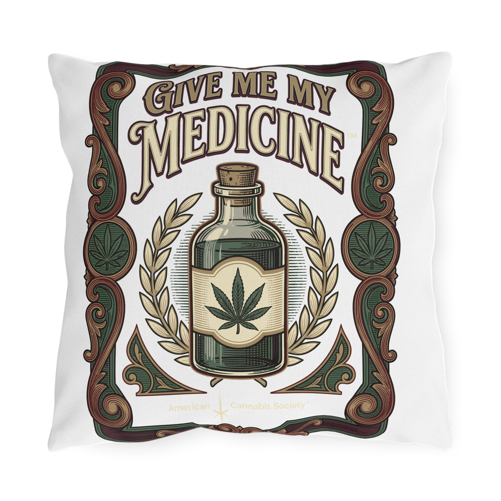Give Me My Medicine™ Outdoor Pillow