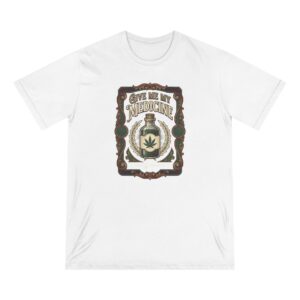 Give Me My Medicine™ Organic Staple Tee – White