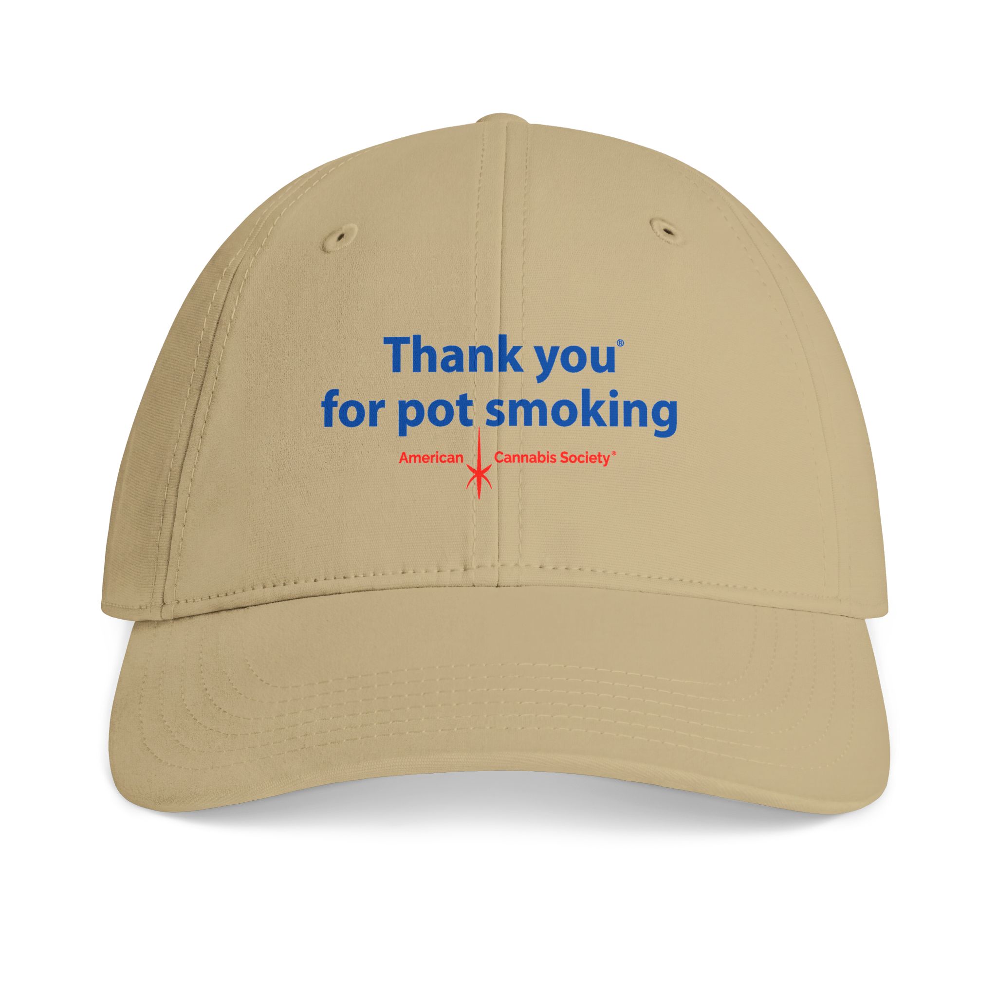 Thank You For Pot Smoking® Everyday Cotton Cap – Khaki