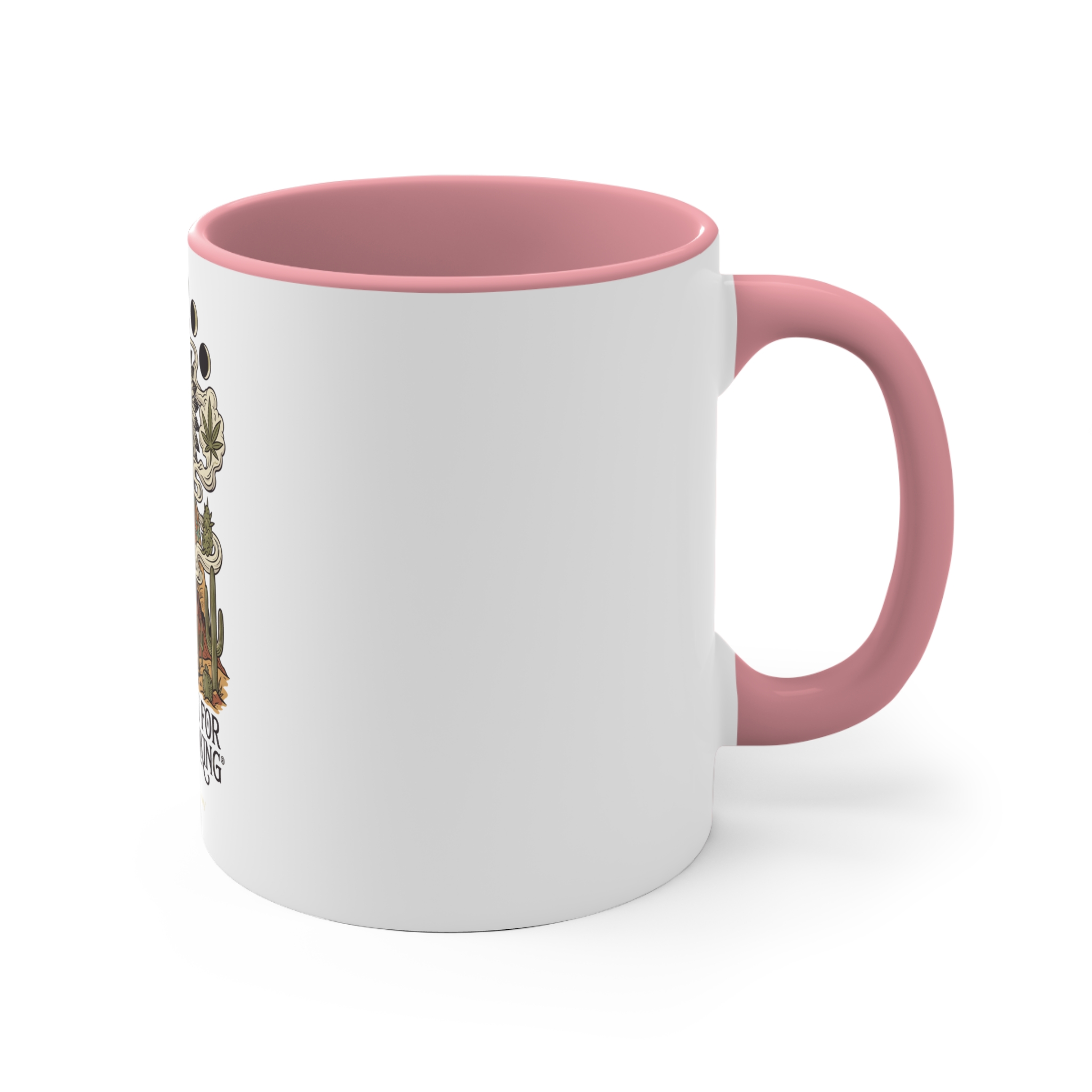 Thank You For Pot Smoking® Desert Chief Accent Mug – Pink – view 3