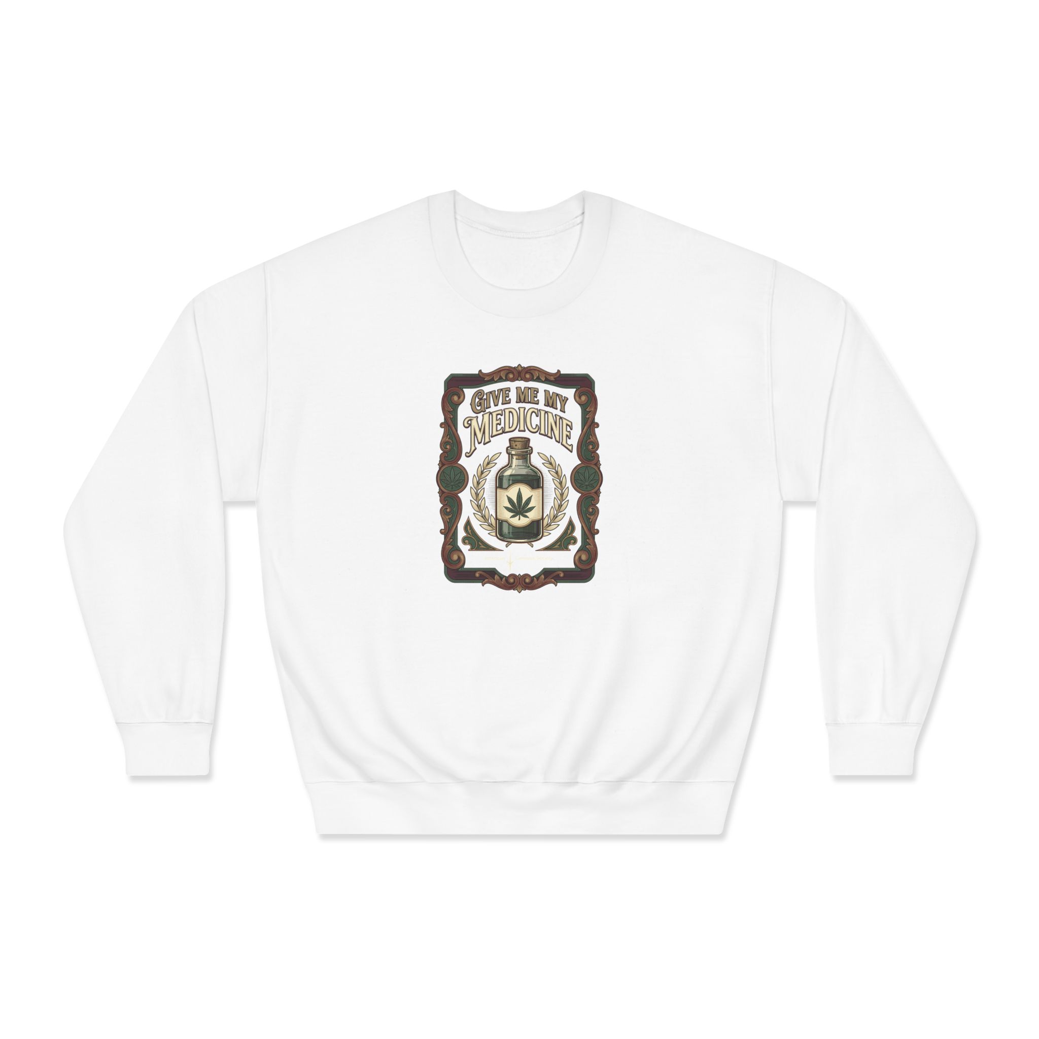 Give Me My Medicine™ Unisex Classic Crewneck Sweatshirt – White