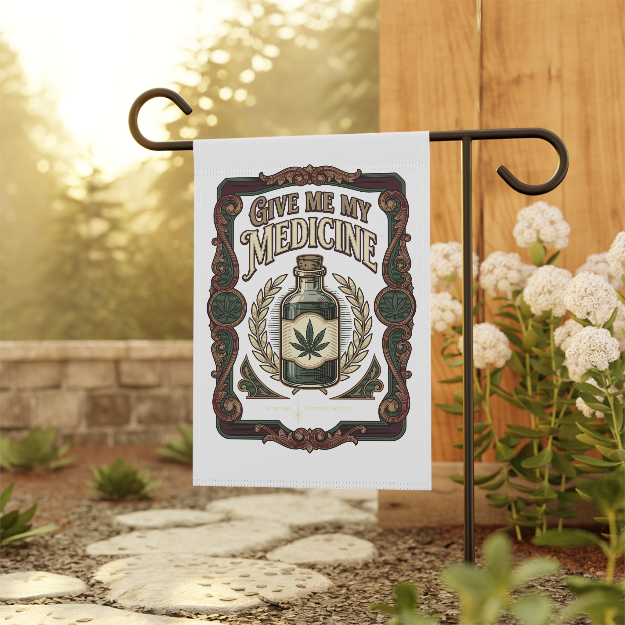 Give Me My Medicine™ Garden & House Banner – 12'' × 18'' – view 4