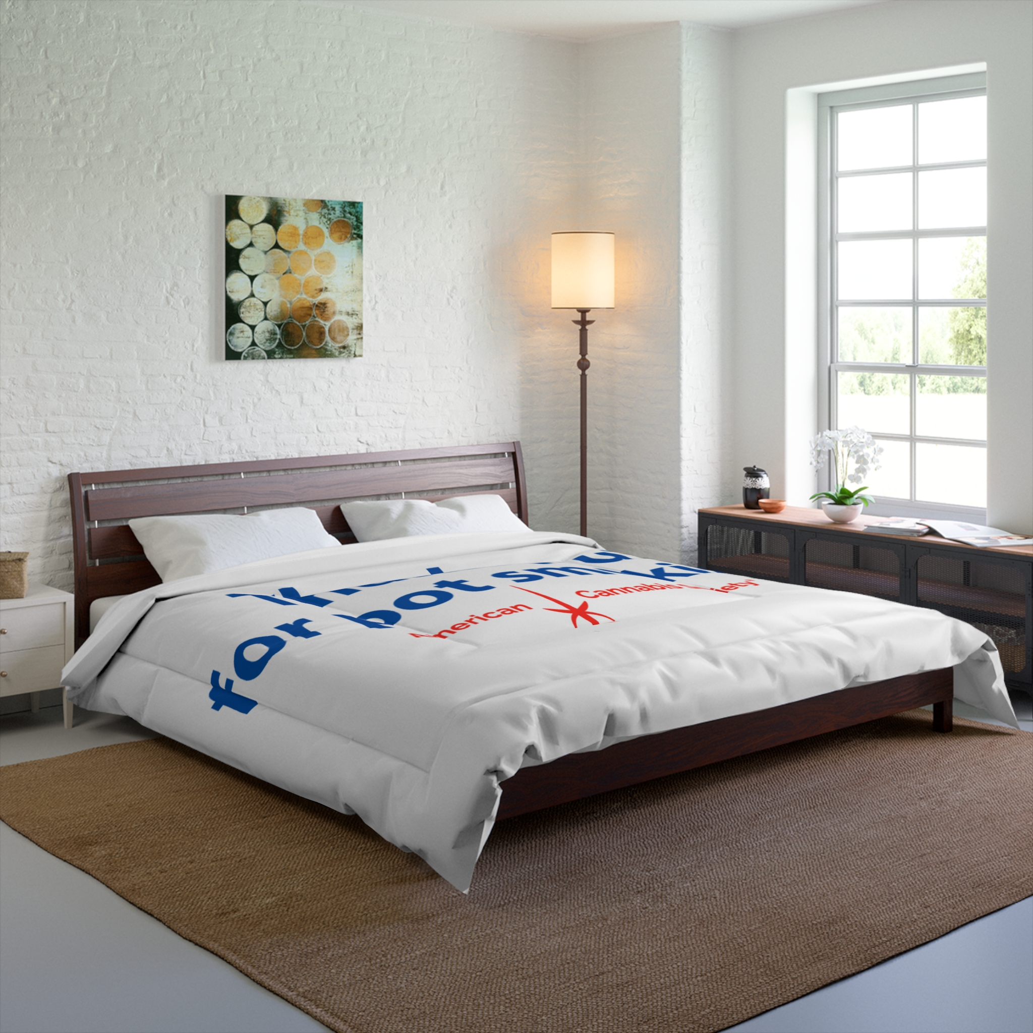 Thank You For Pot Smoking® Comforter — American Cannabis Society® Bedding - Image 6