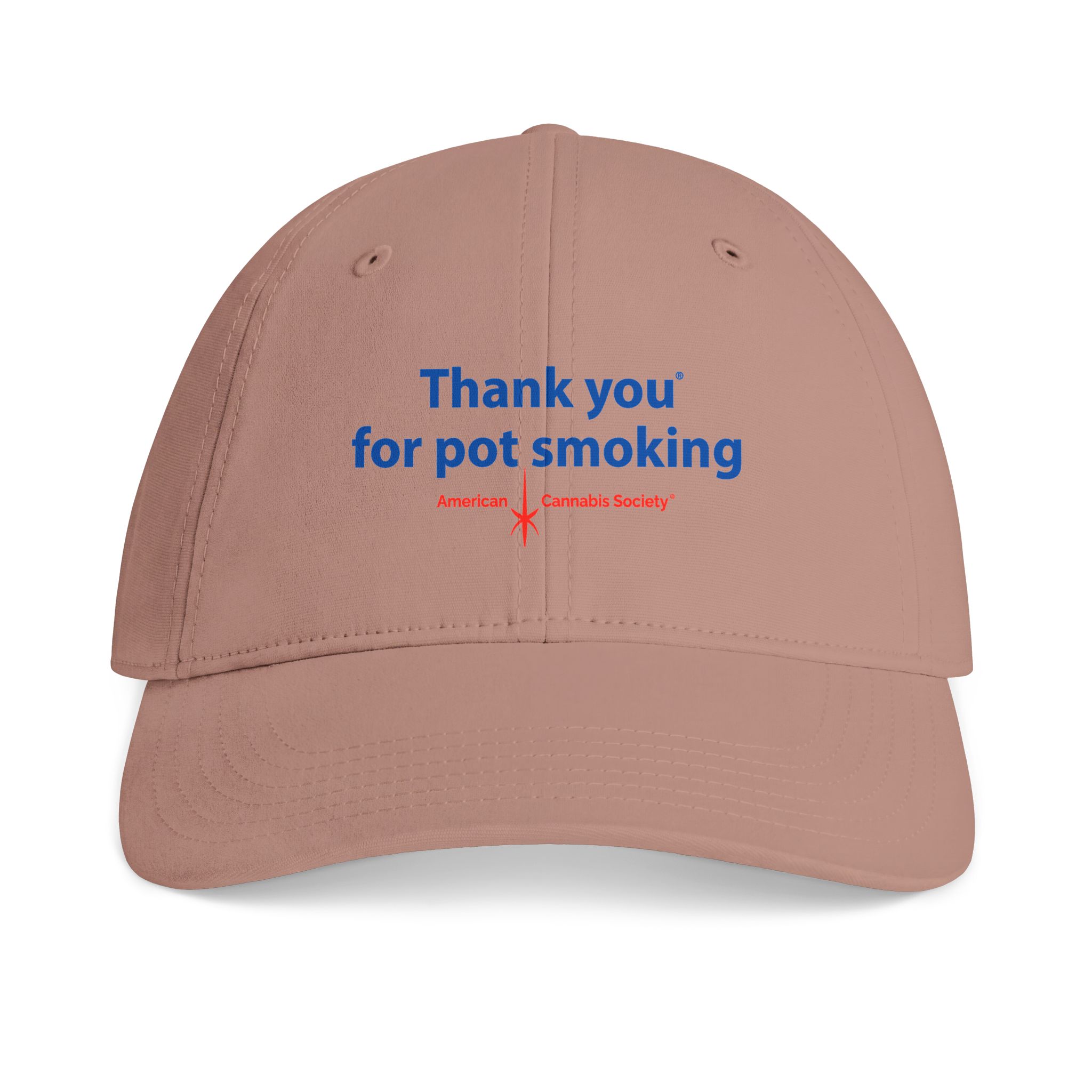 Thank You For Pot Smoking® Everyday Cotton Cap – Hazy Pink