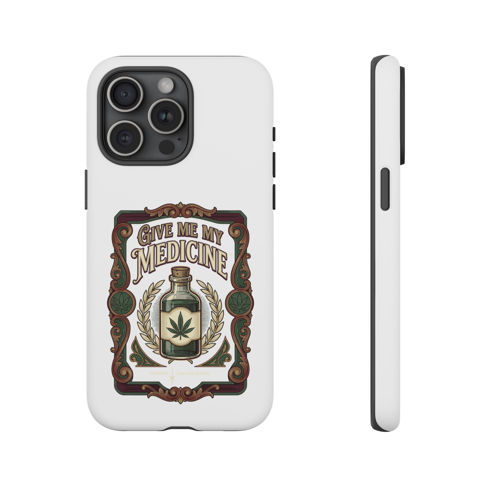 Give Me My Medicine™ Dual-Layer Tough Case – iPhone 15 Pro Max / Matte