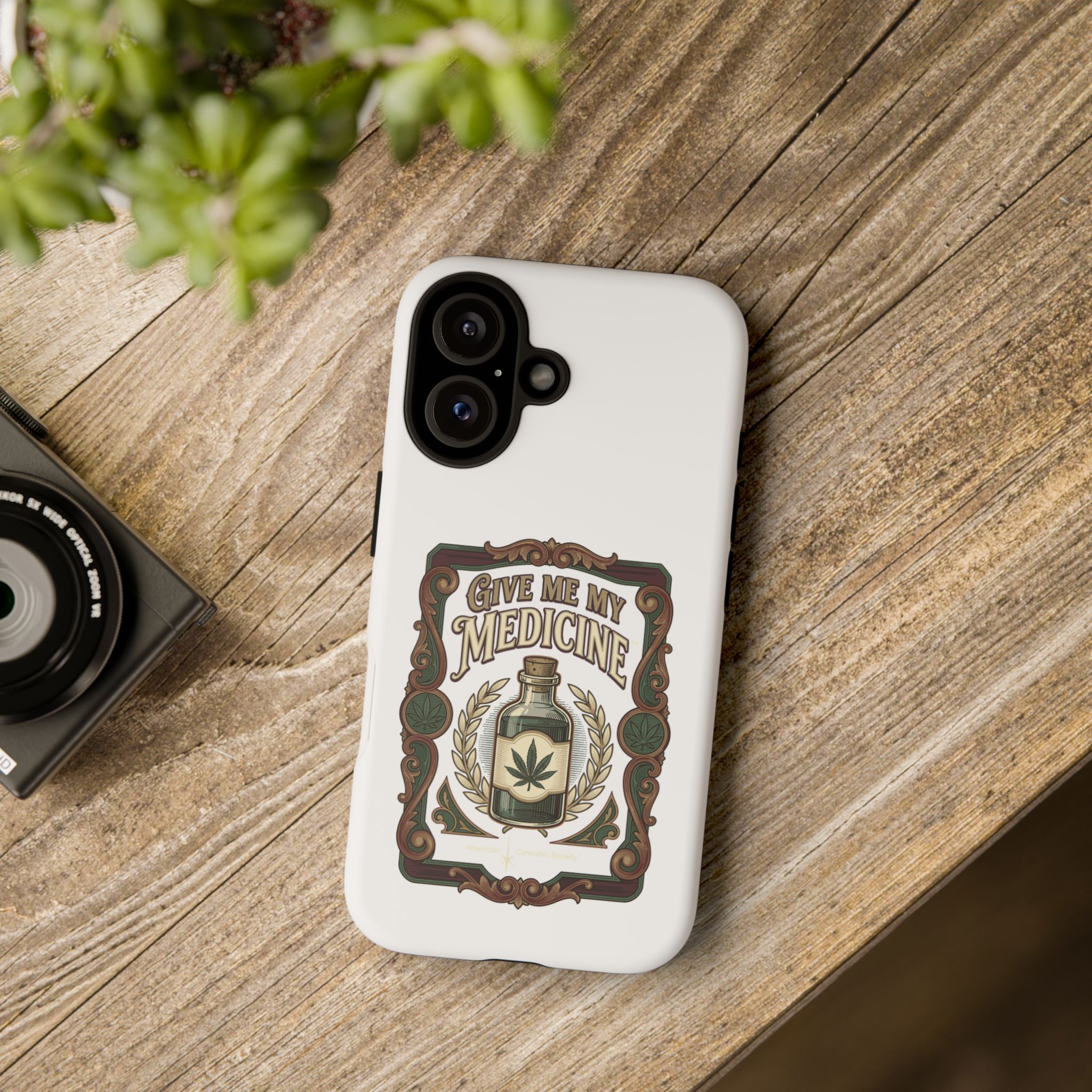 Give Me My Medicine™ Dual-Layer Tough Case – iPhone 16 / Matte – view 4