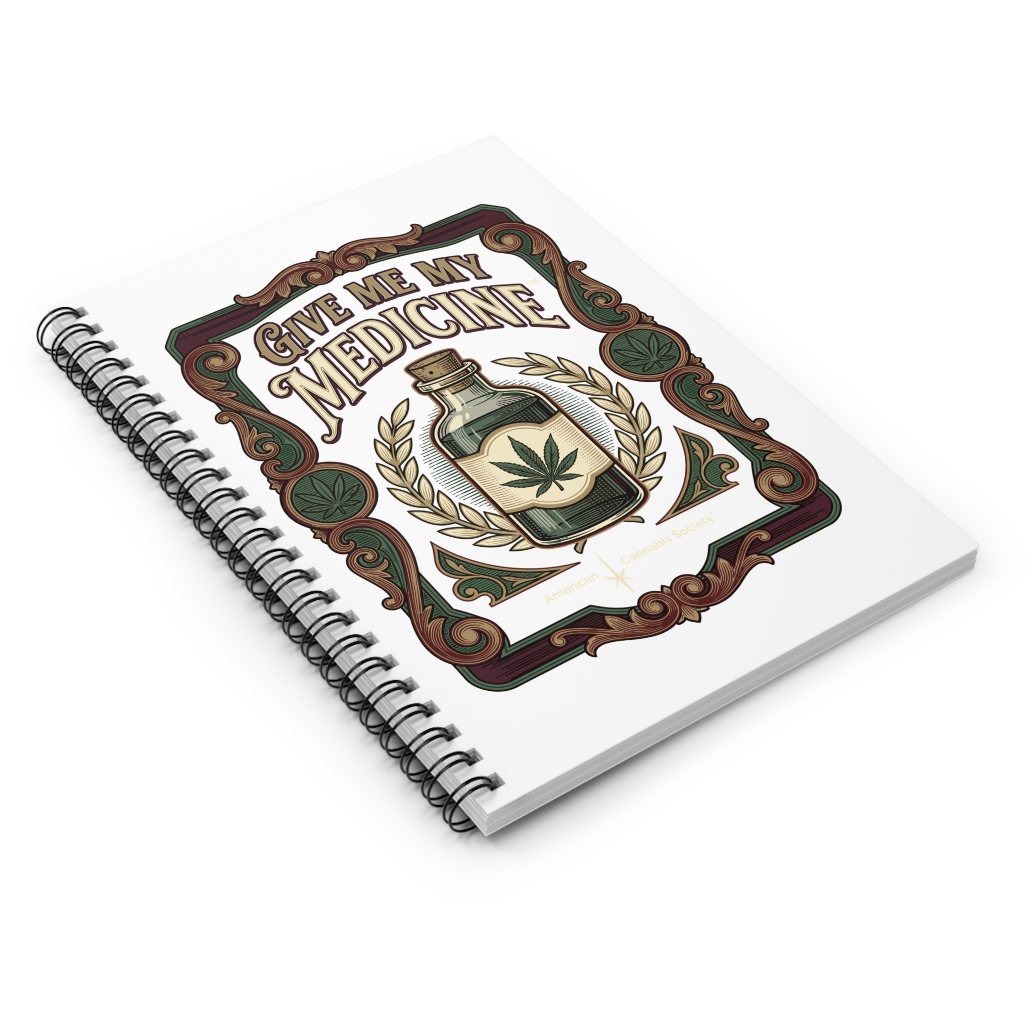Give Me My Medicine™ Spiral Notebook – view 3