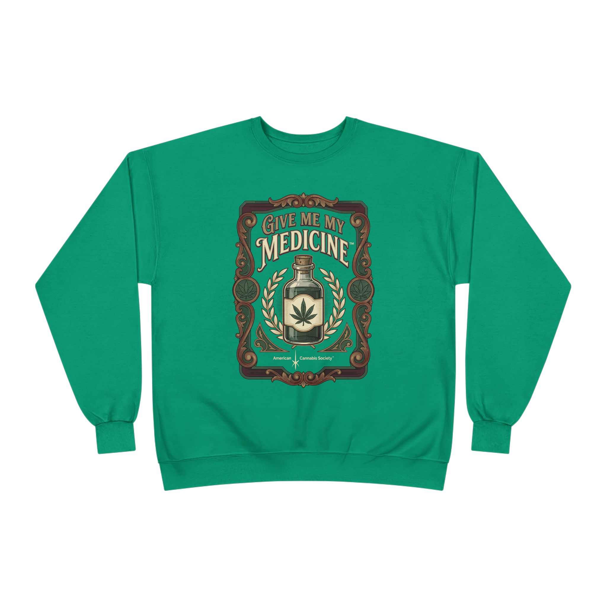 Give Me My Medicine™ Crewneck Sweatshirt – Kelly Green