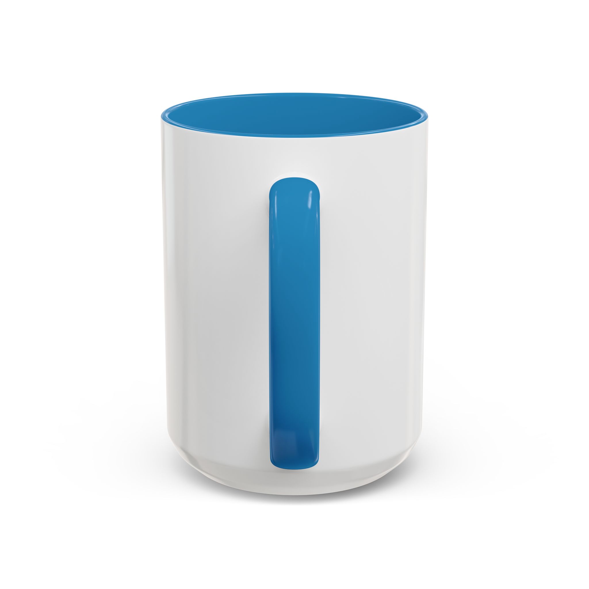 Thank You For Pot Smoking® Colored Interior Coffee Mug – Blue – view 4