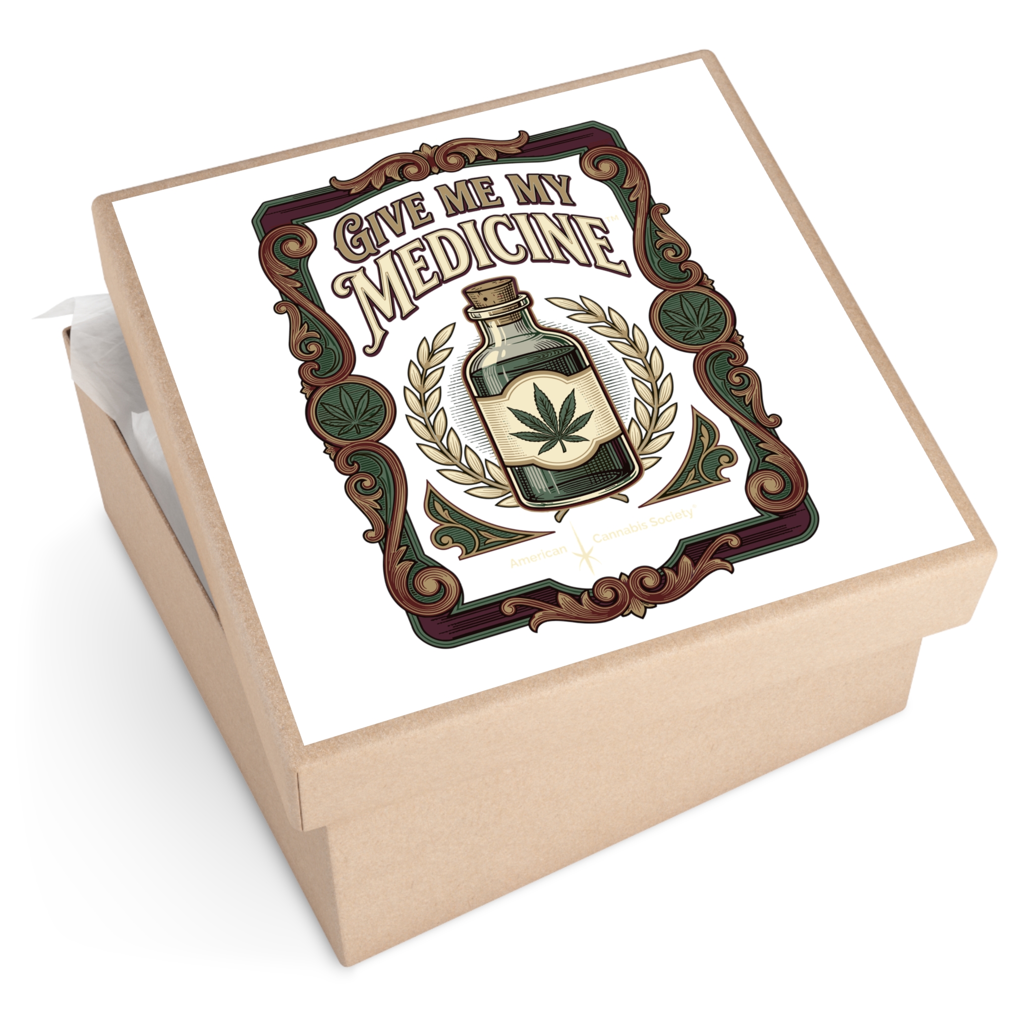 Give Me My Medicine™ Square Vinyl Stickers