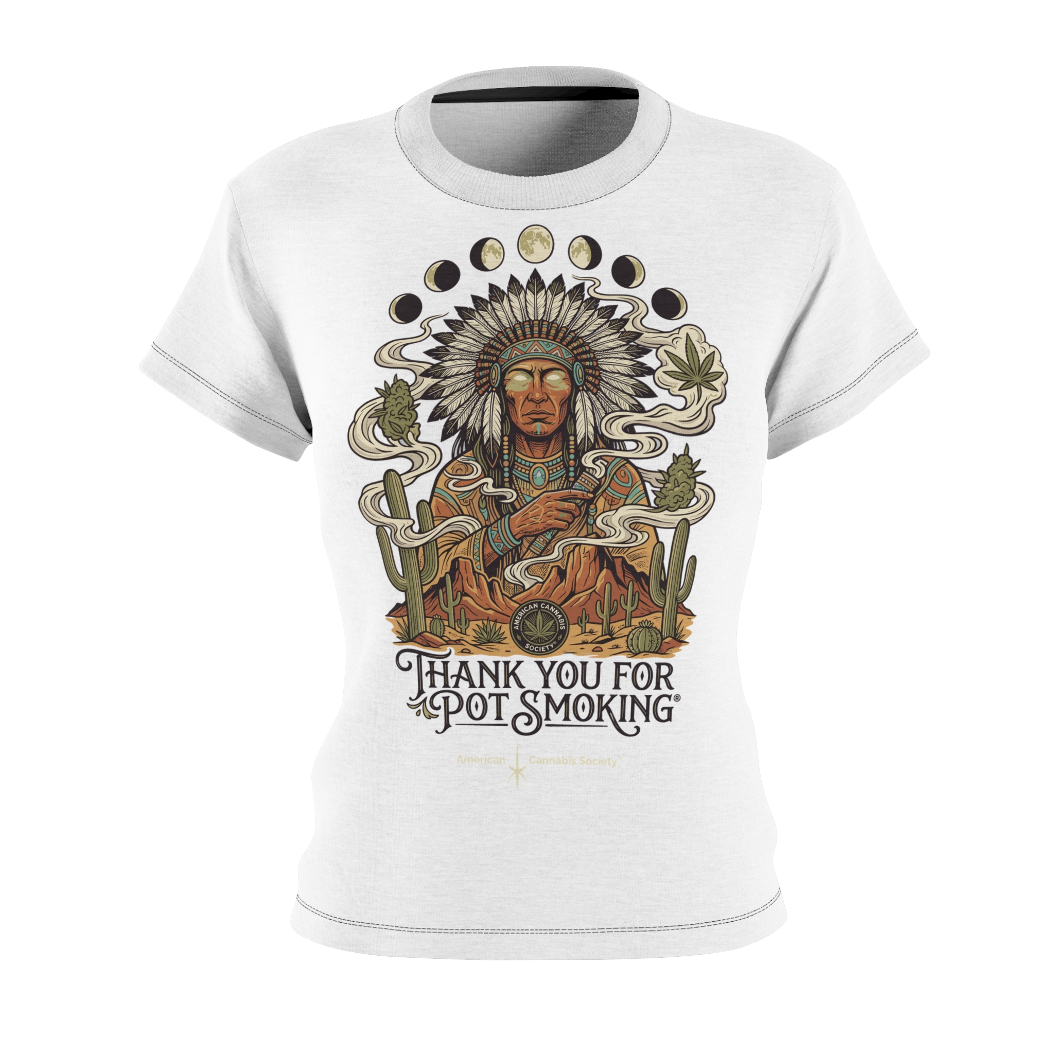 Thank You For Pot Smoking® Desert Chief Women's All-Over Tee – view 5