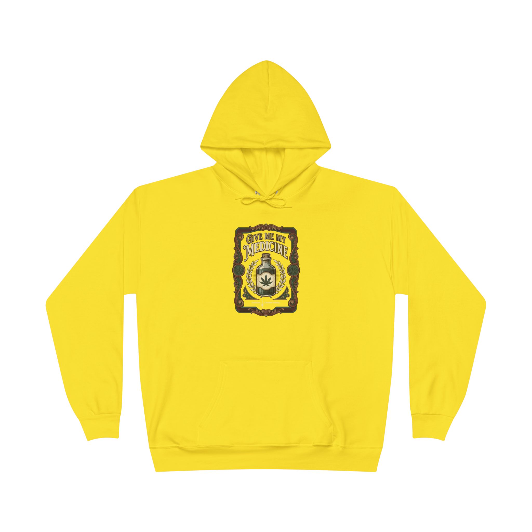 Give Me My Medicine™ Unisex Pullover Hoodie – Athletic Yellow