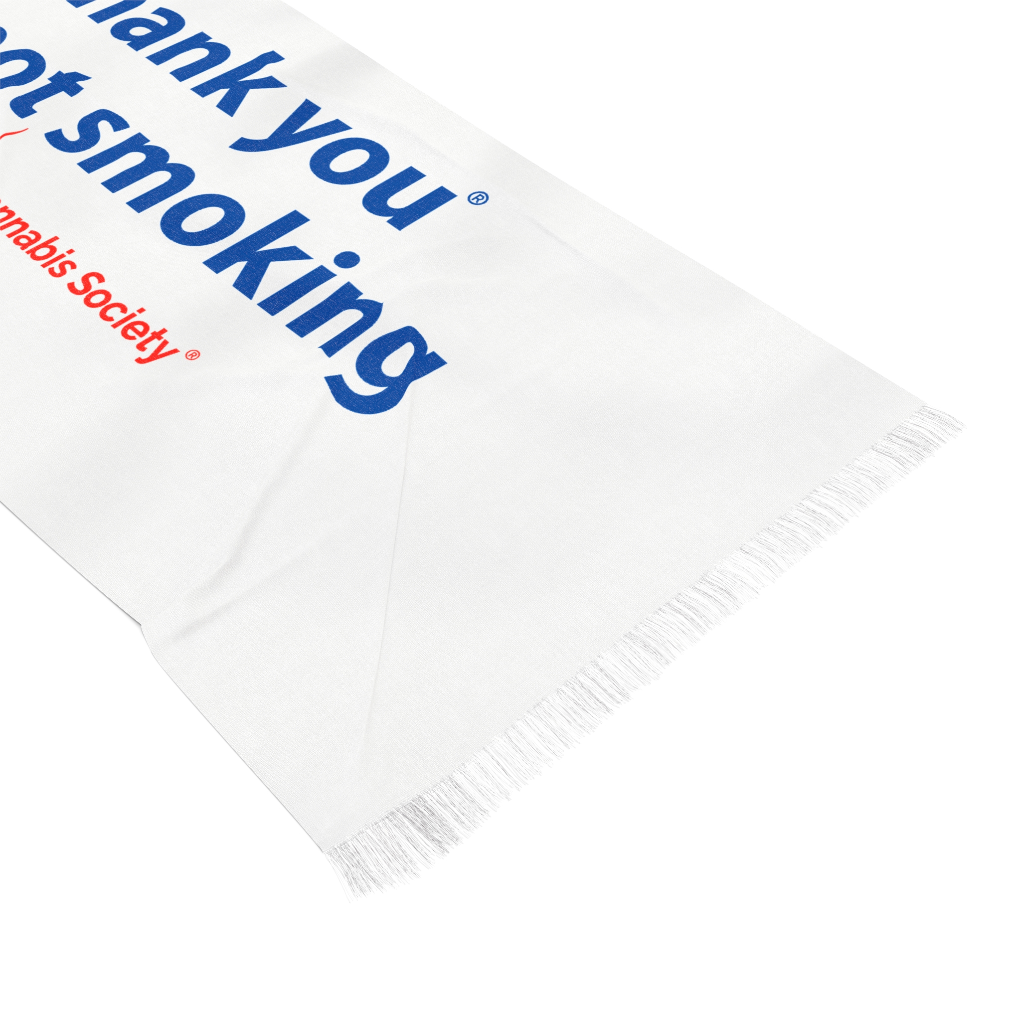 Thank You For Pot Smoking® Light Scarf – view 3