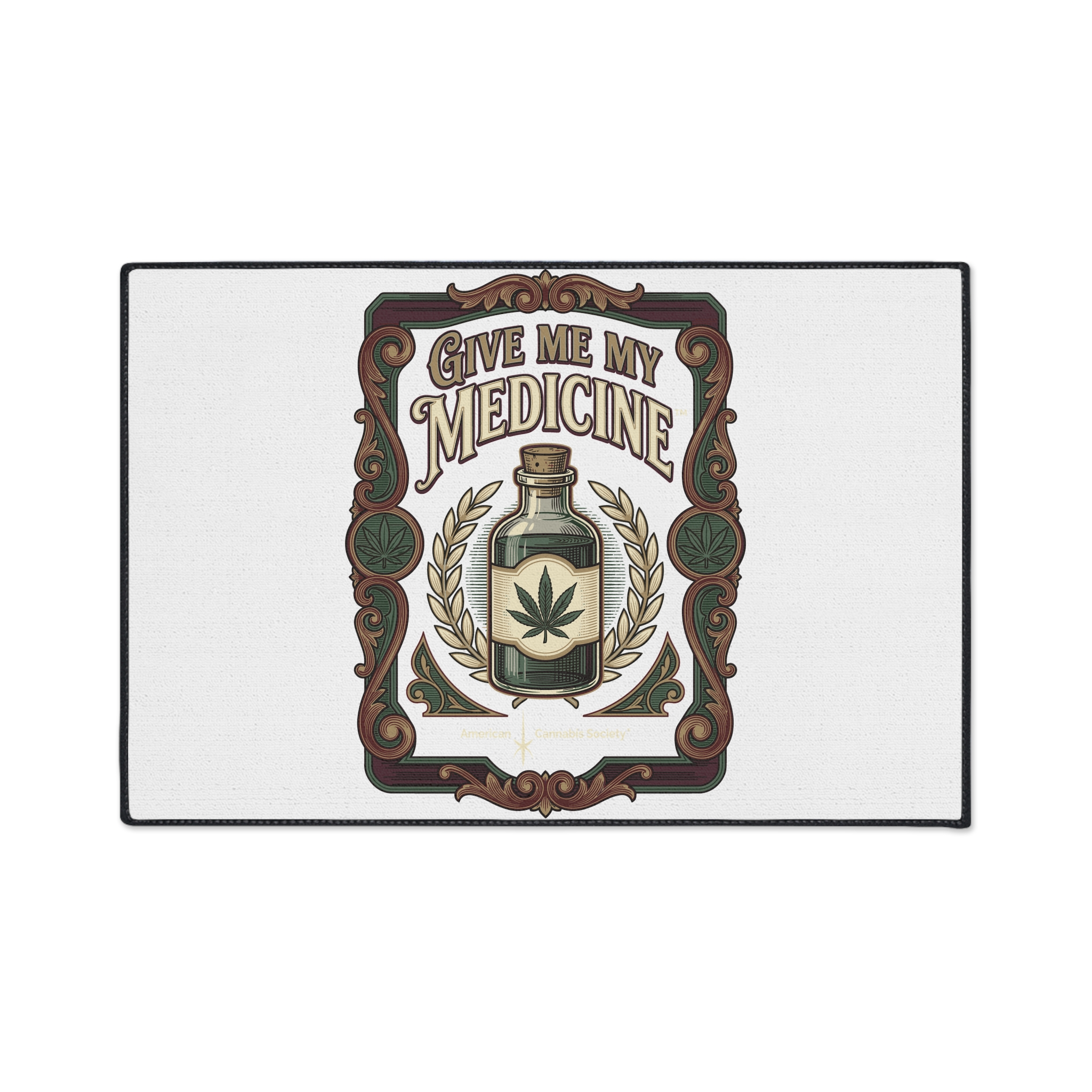 Give Me My Medicine™ Heavy Duty Floor Mat – 24" × 36"