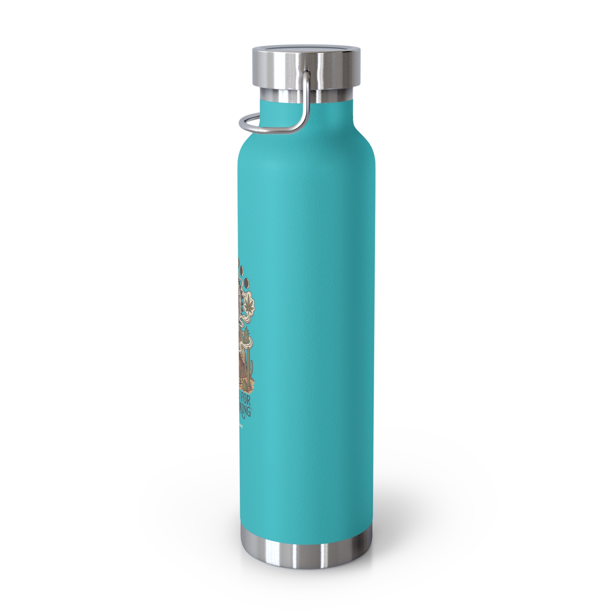Thank You For Pot Smoking® Desert Chief Copper Insulated Bottle, 22oz – Mint Green – view 3