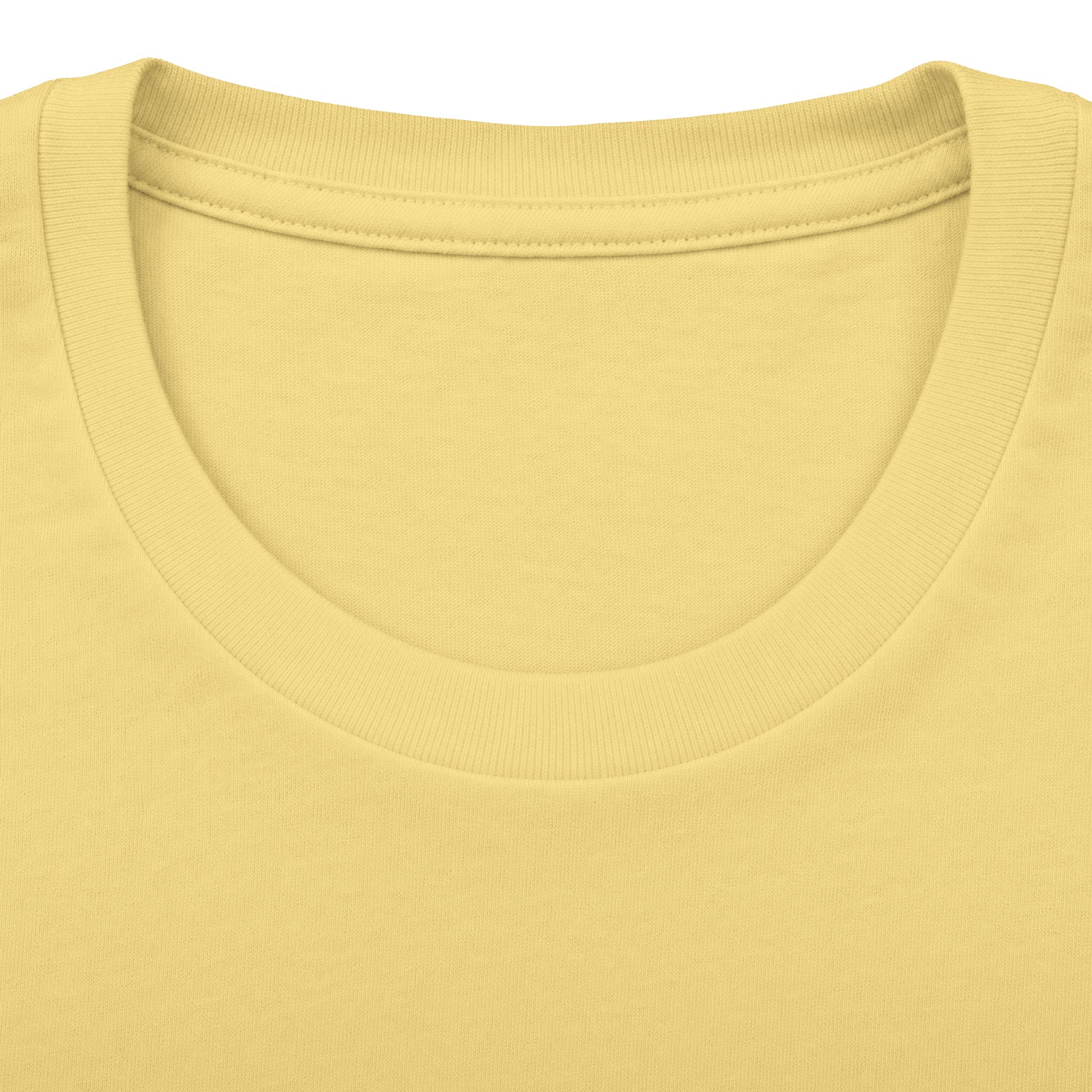 Give Me My Medicine™ Unisex Cotton Crew Tee – Solid Banana Cream, view 3