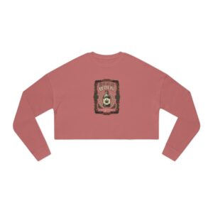 Give Me My Medicine™ Women's Cropped Sweatshirt – Mauve